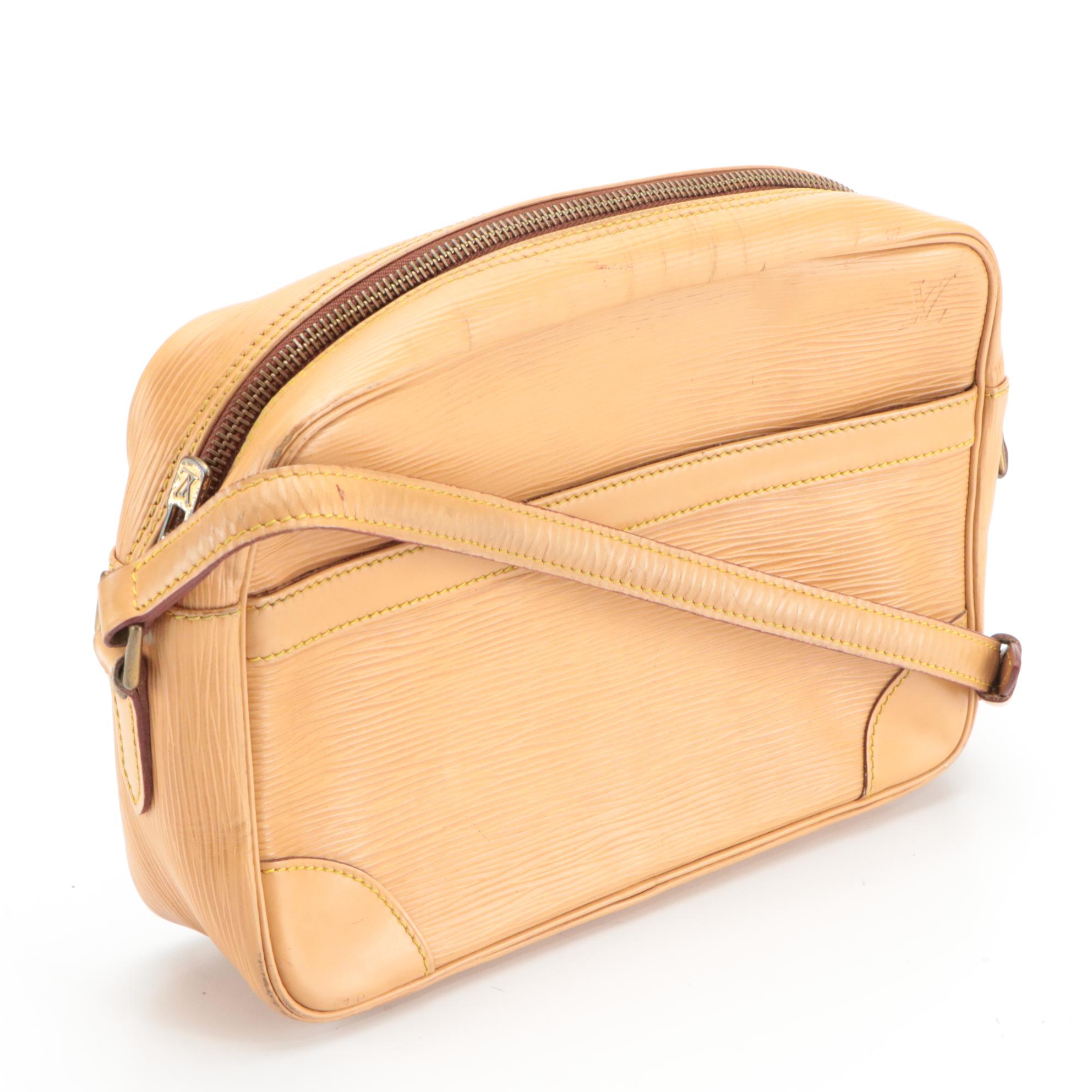 Louis Vuitton Trocadero Crossbody Bag in Beige Epi Leather