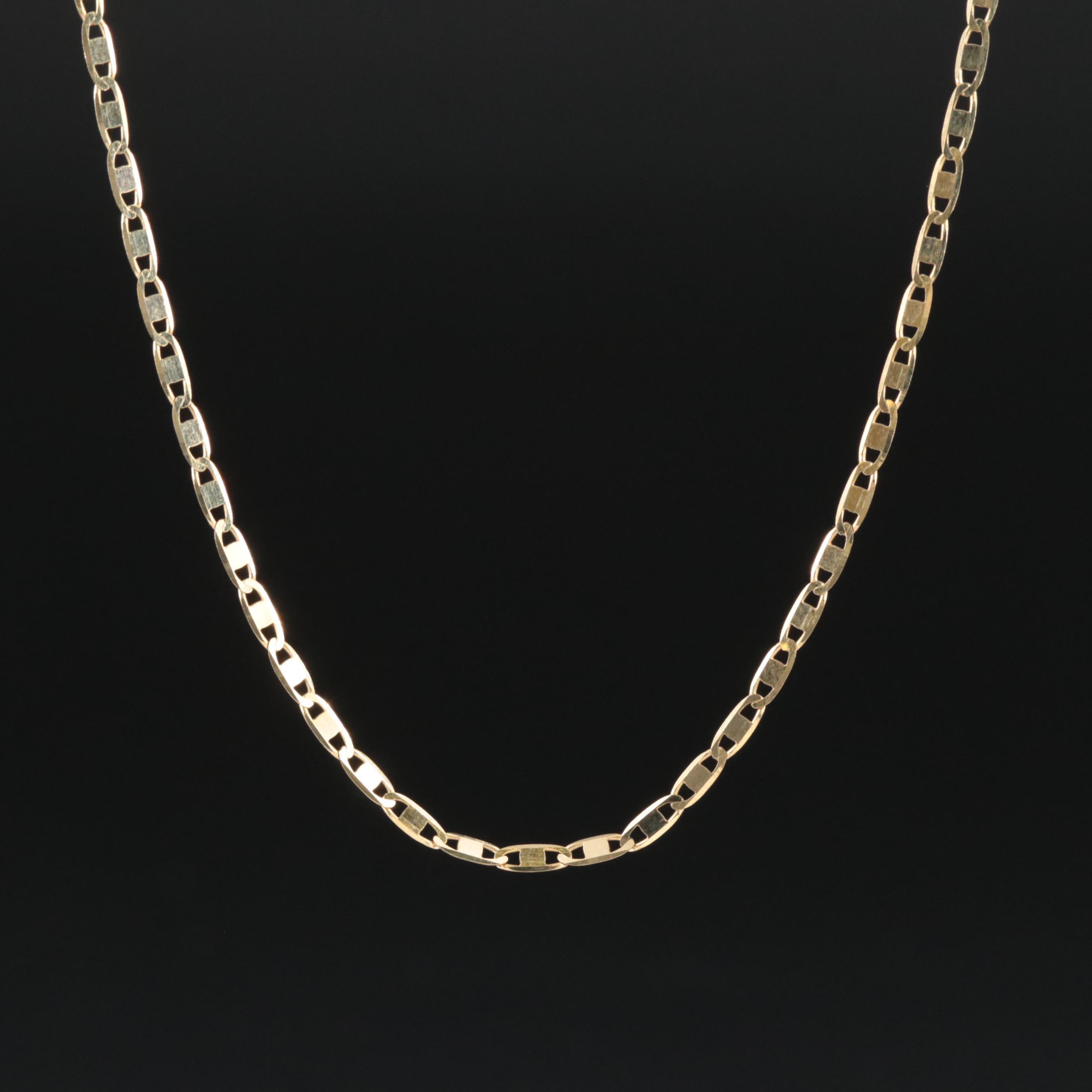 10K Mariner Link Necklace