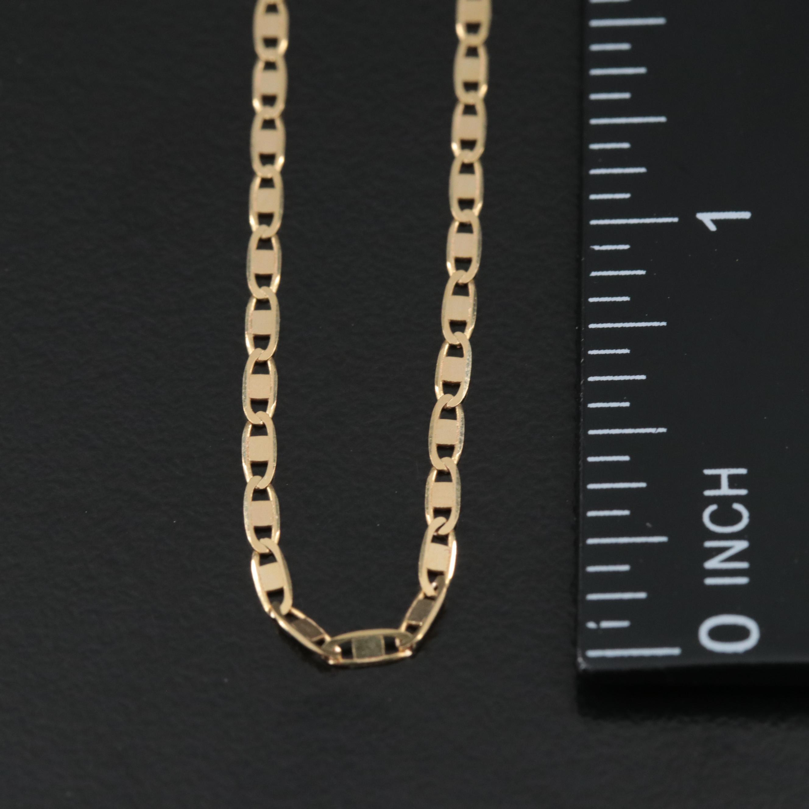 10K Mariner Link Necklace