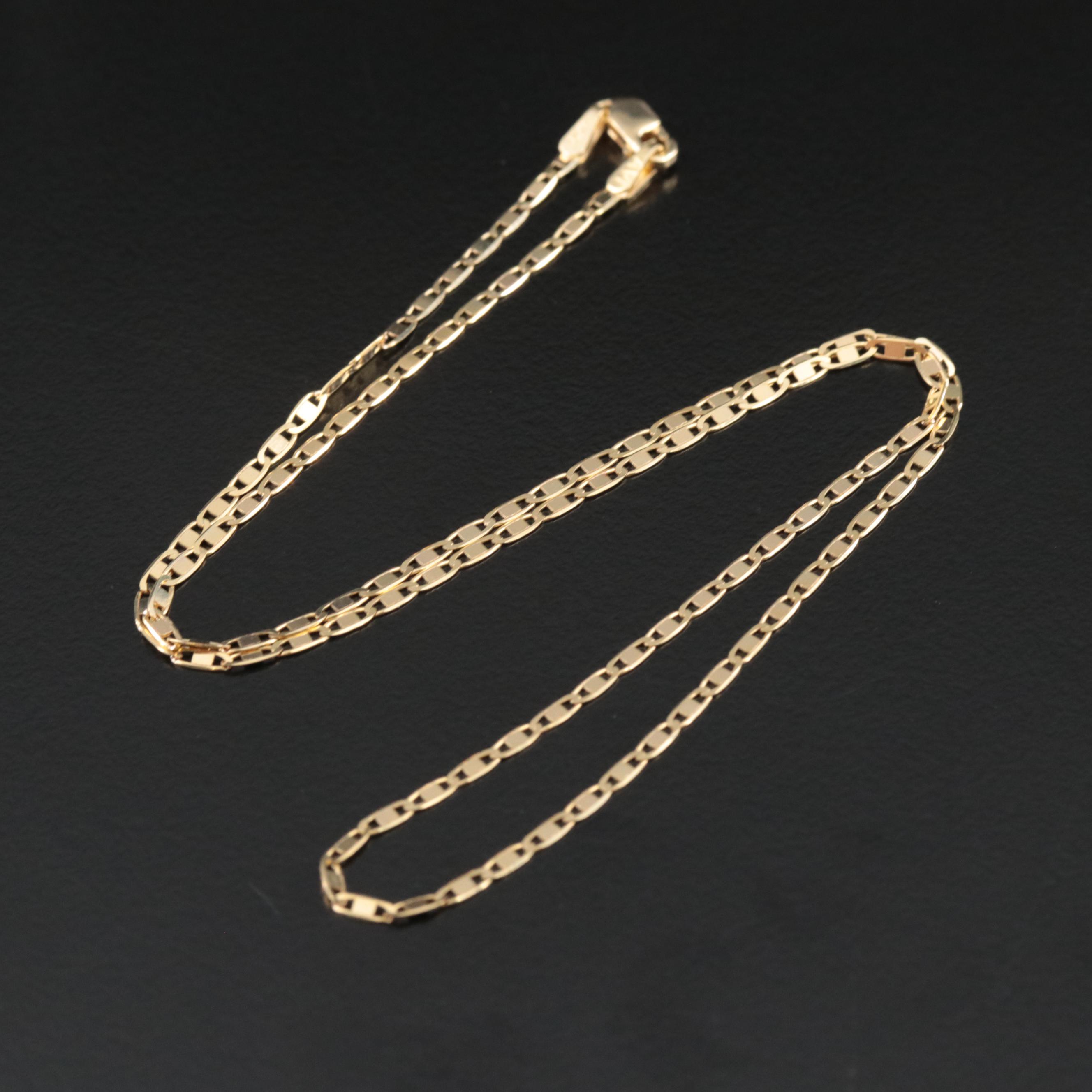 10K Mariner Link Necklace