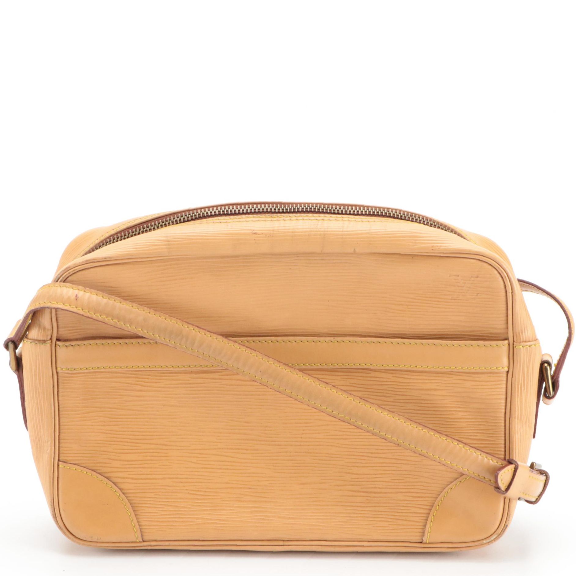 Louis Vuitton Trocadero Crossbody Bag in Beige Epi Leather