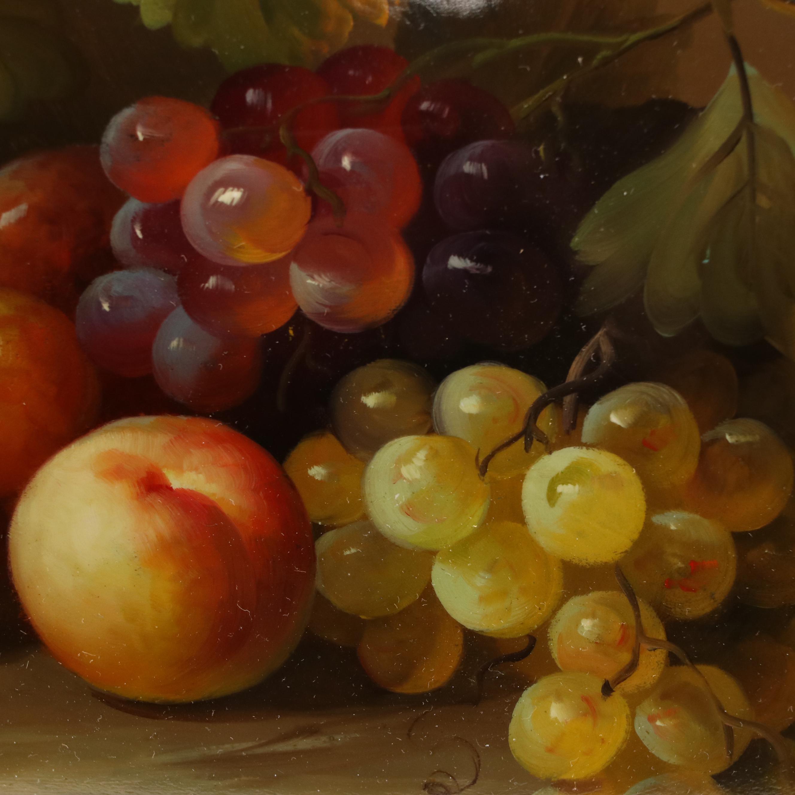 Still Life Oil Painting on a Convex Panel