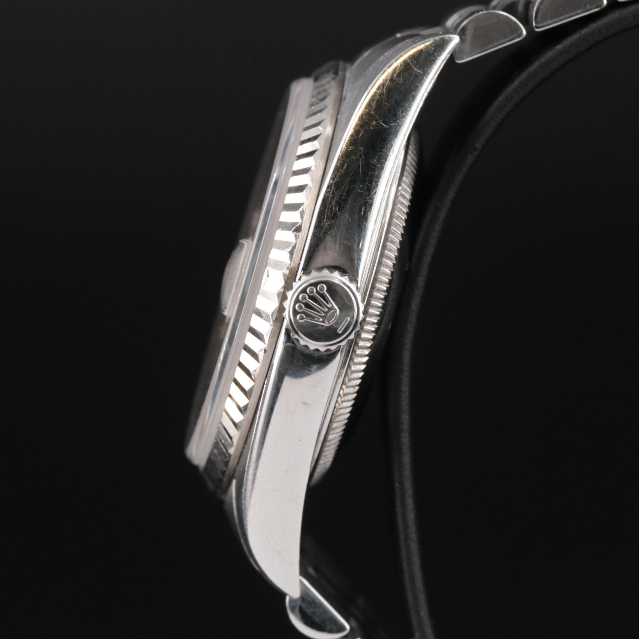 2002 Rolex Factory Diamond Dial Datejust Watch