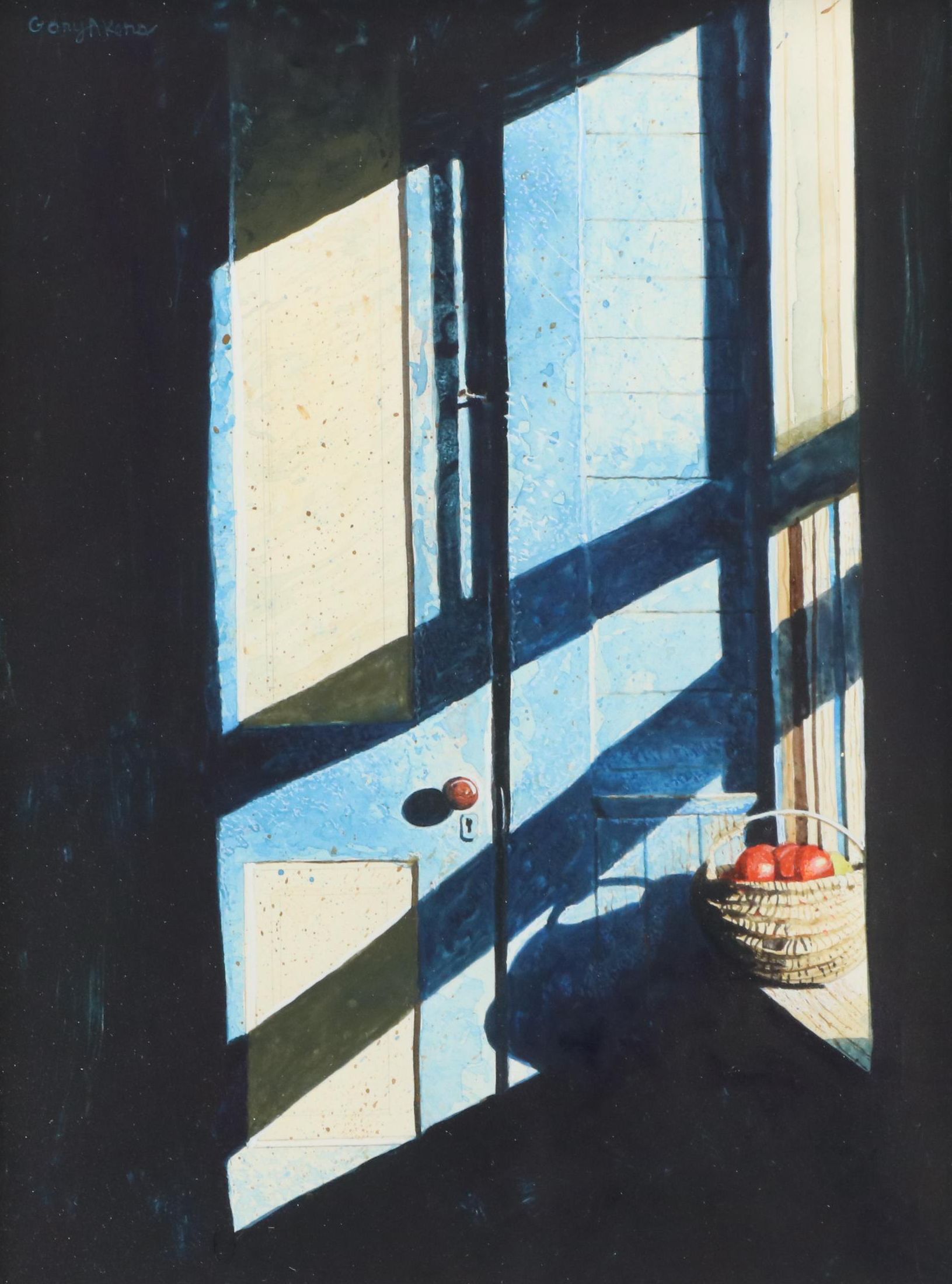 Gary Akers Still Life Watercolor Painting Everything But The House
