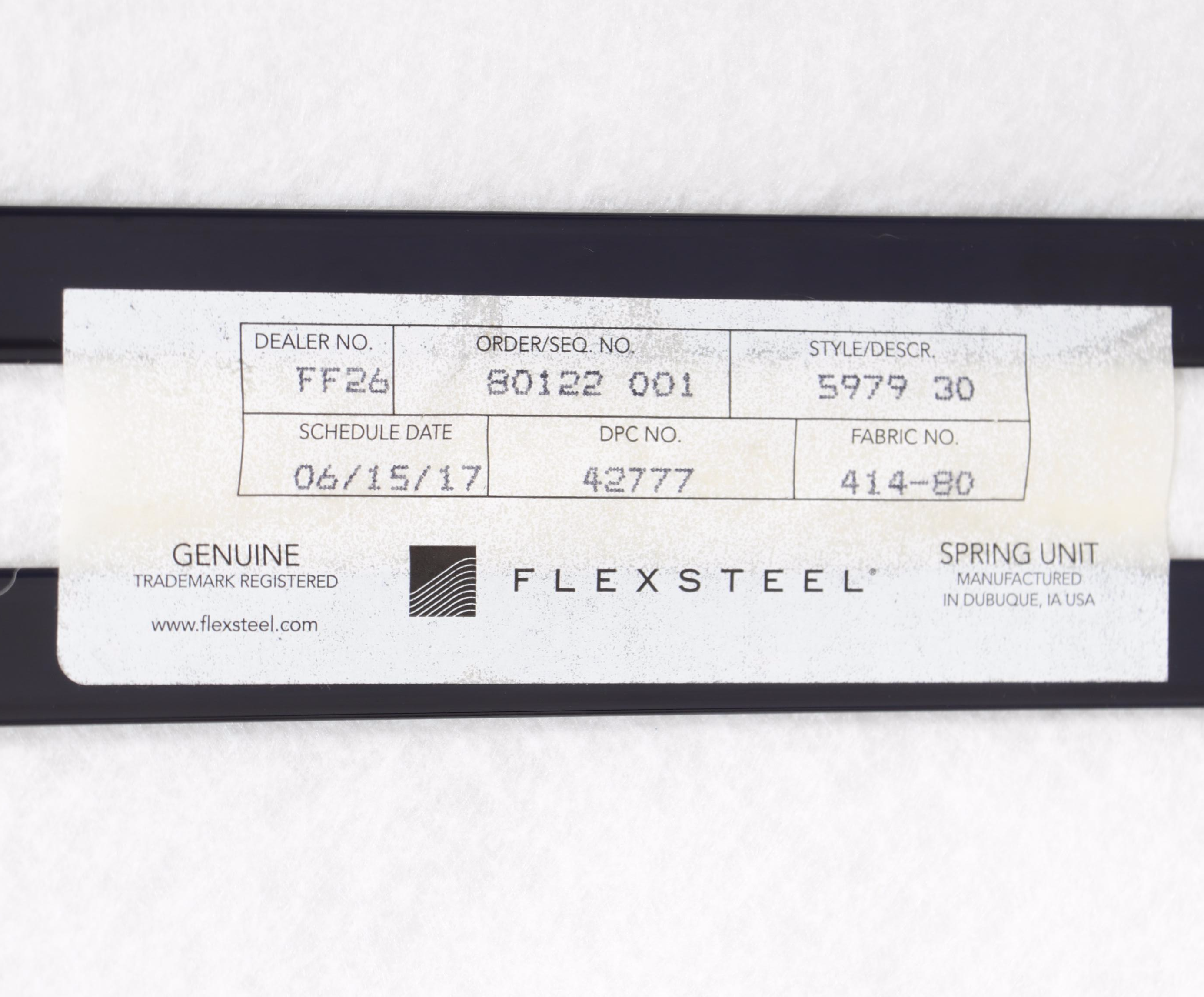 Flexsteel "Westside" Tan Sofa, 2017