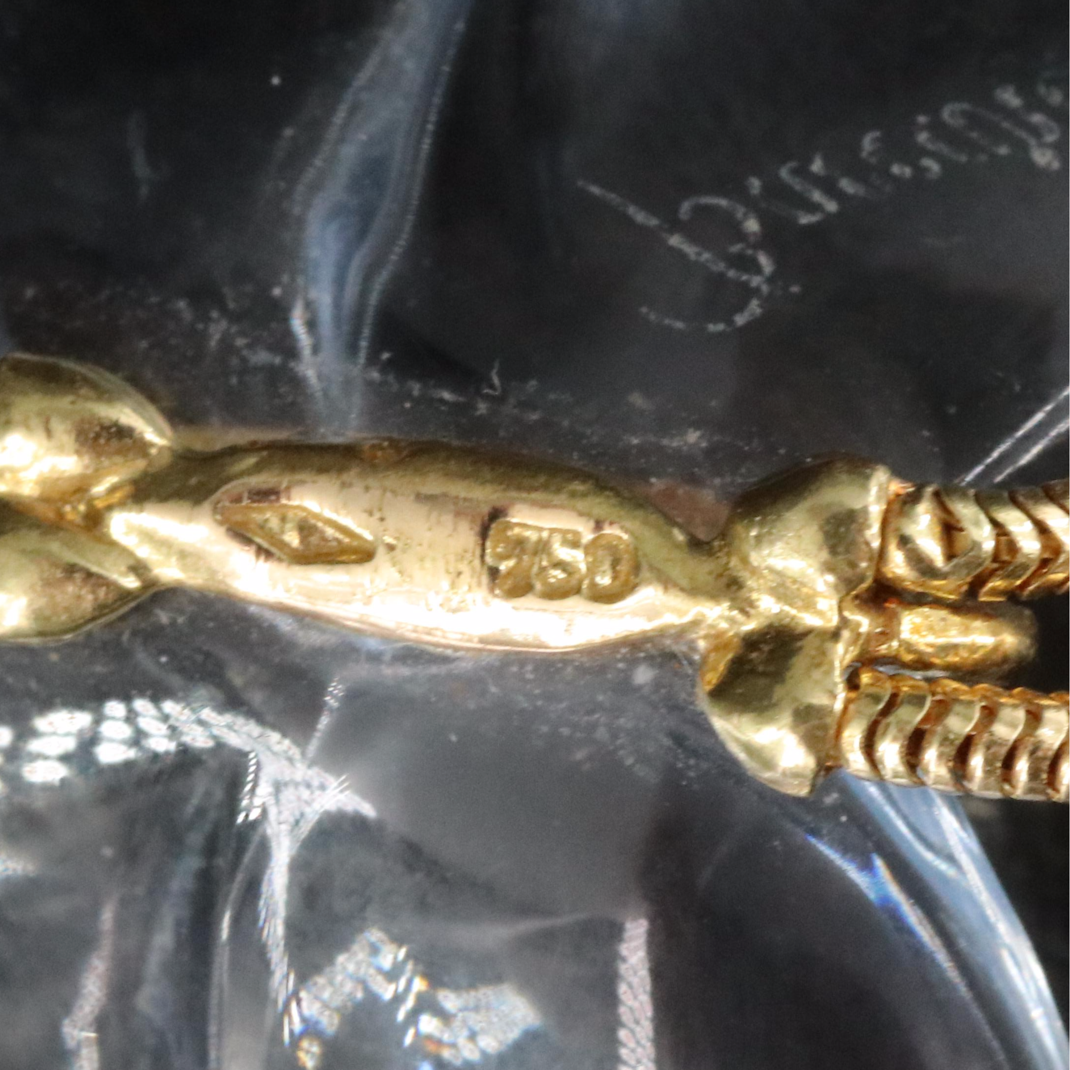 Baccarat 18K Crystal Butterfly Necklace