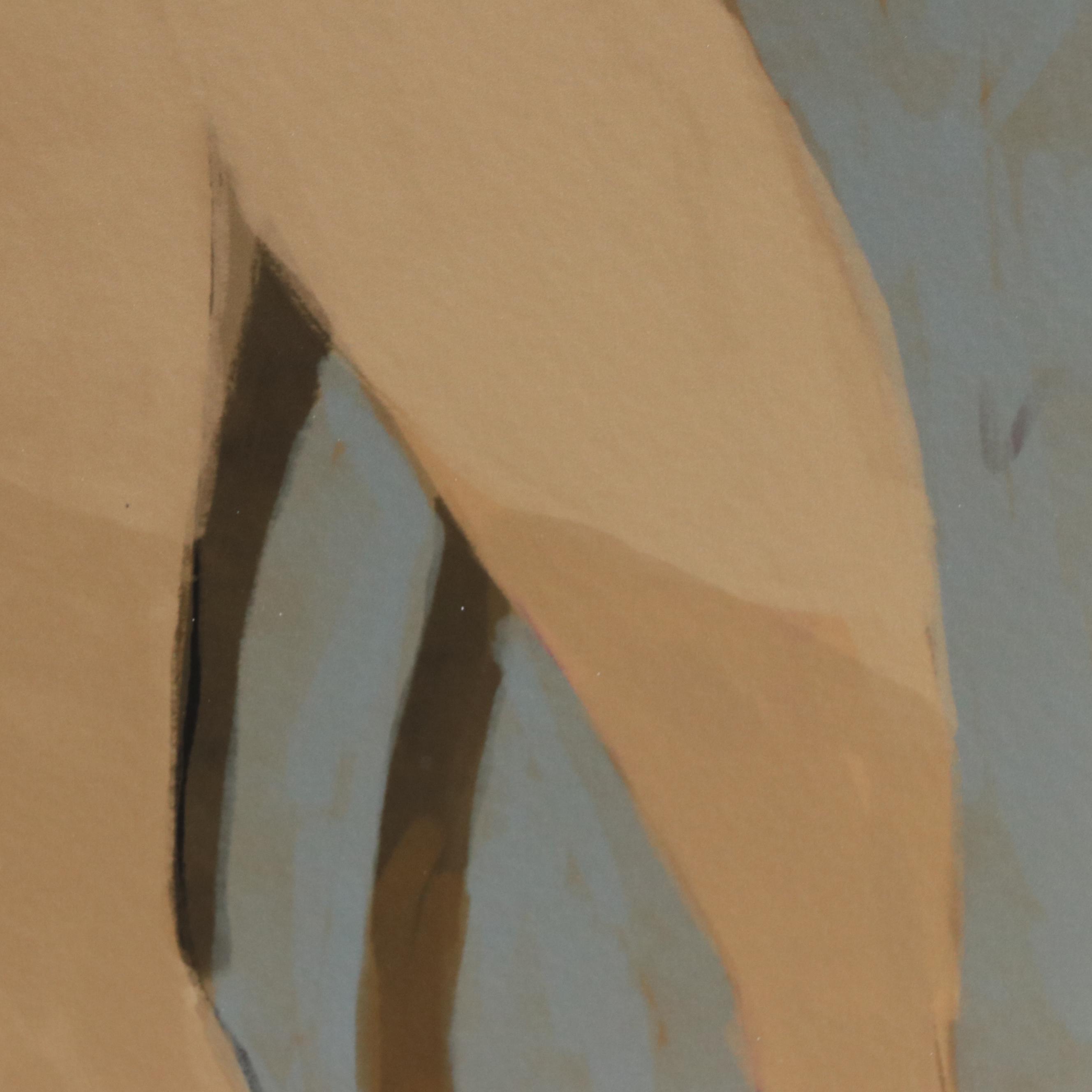 Dan Wintermantel Stylized Figural Giclée "Lady in Waiting for Happy Hour," 2023