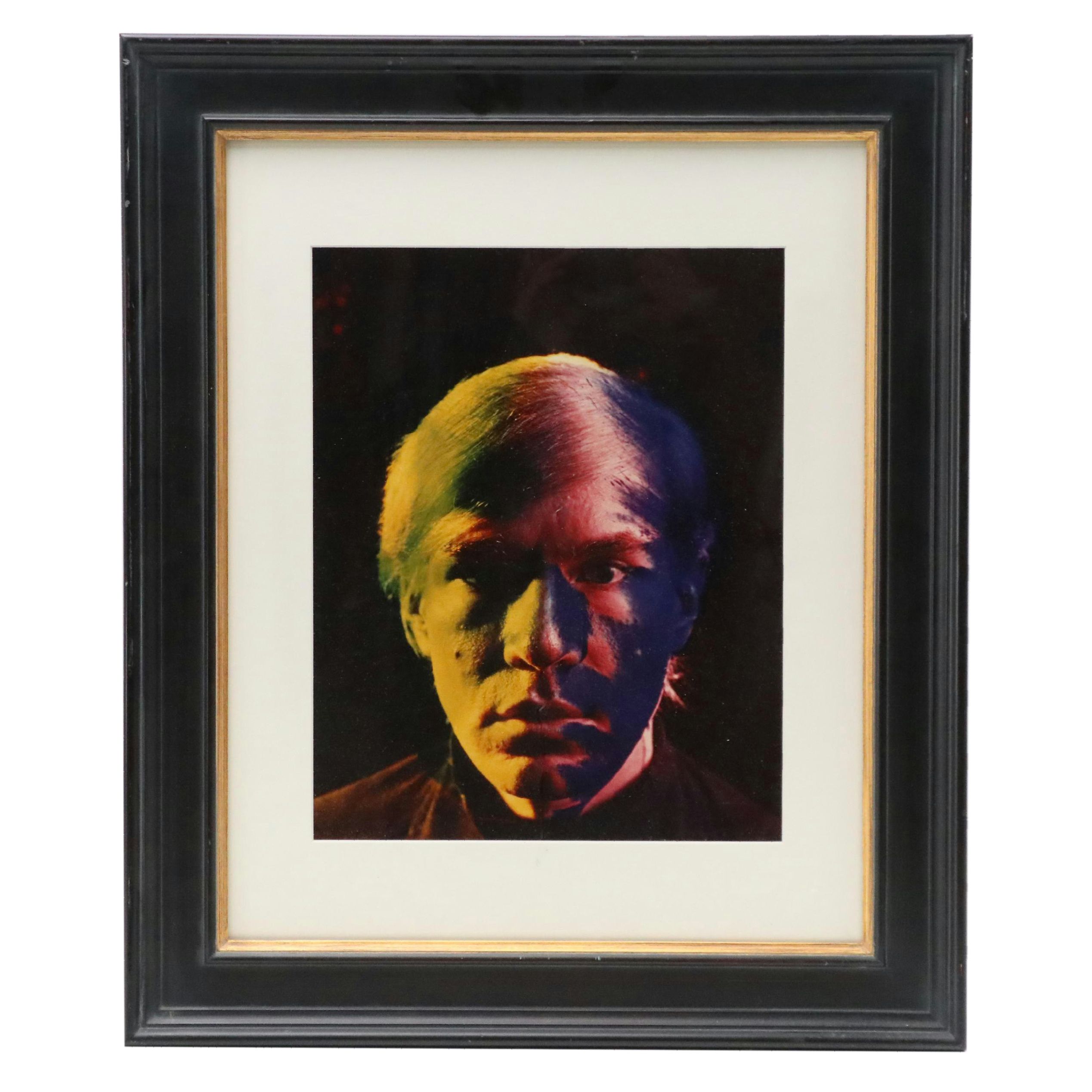 Philippe Halsman Color Photograph of Andy Warhol (Posthumous Printing), 1989
