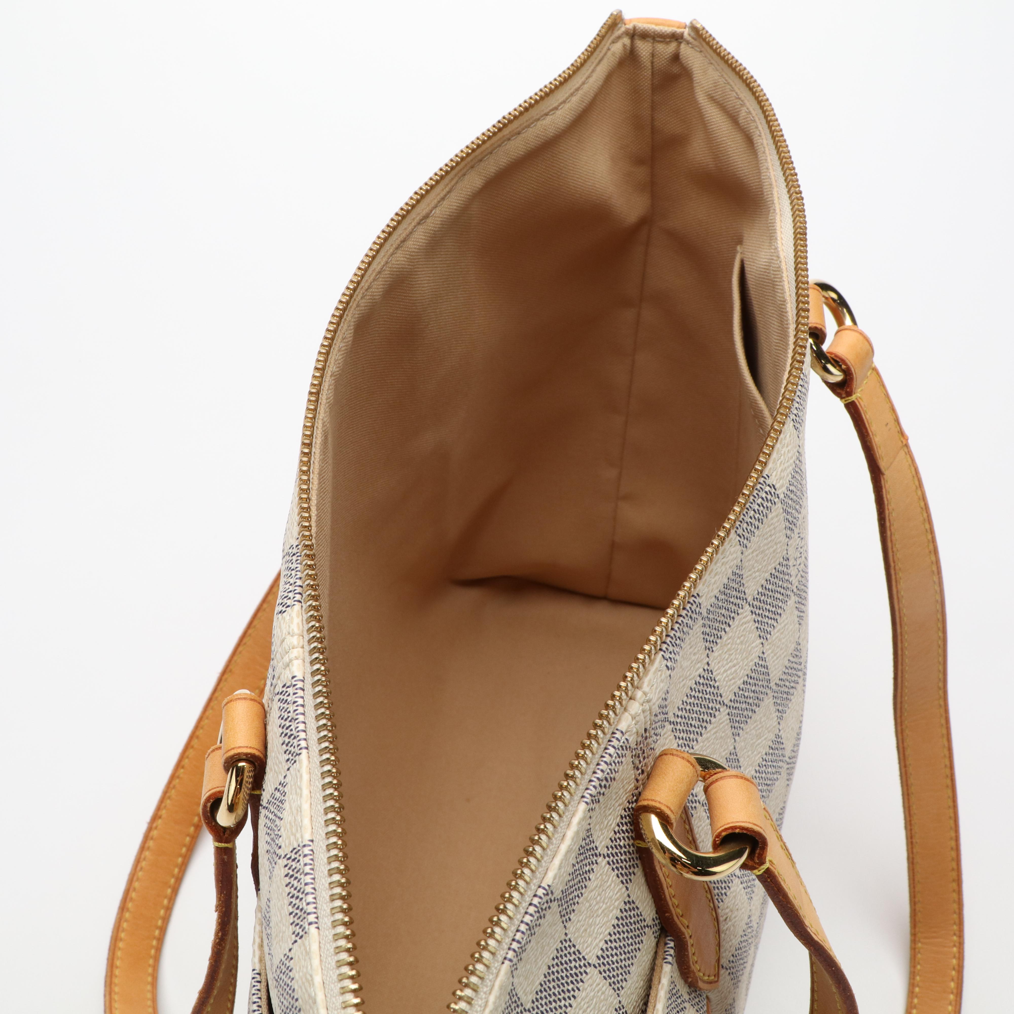 Louis Vuitton Totally PM Tote Bag in Damier Azur Coated Canvas
