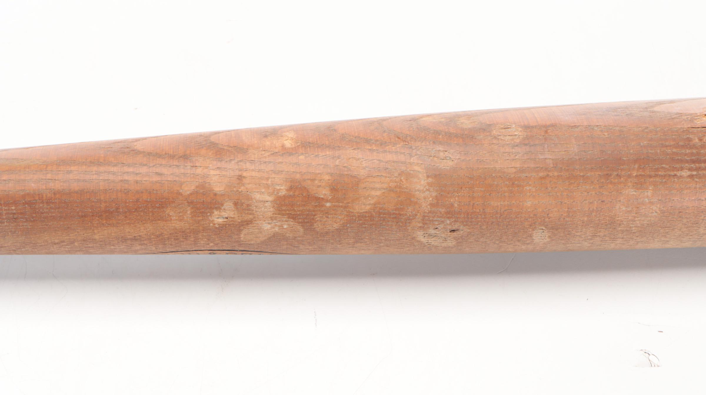 Ted Williams Player Model Baseball Bat with Boston Red Sox Framed Print