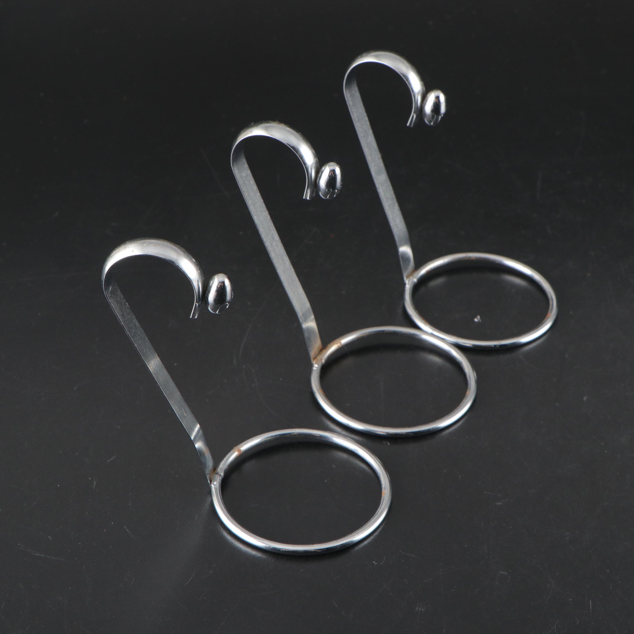 Libbey Mid Century Modern Style Silver Leaf Carafe and Glasses