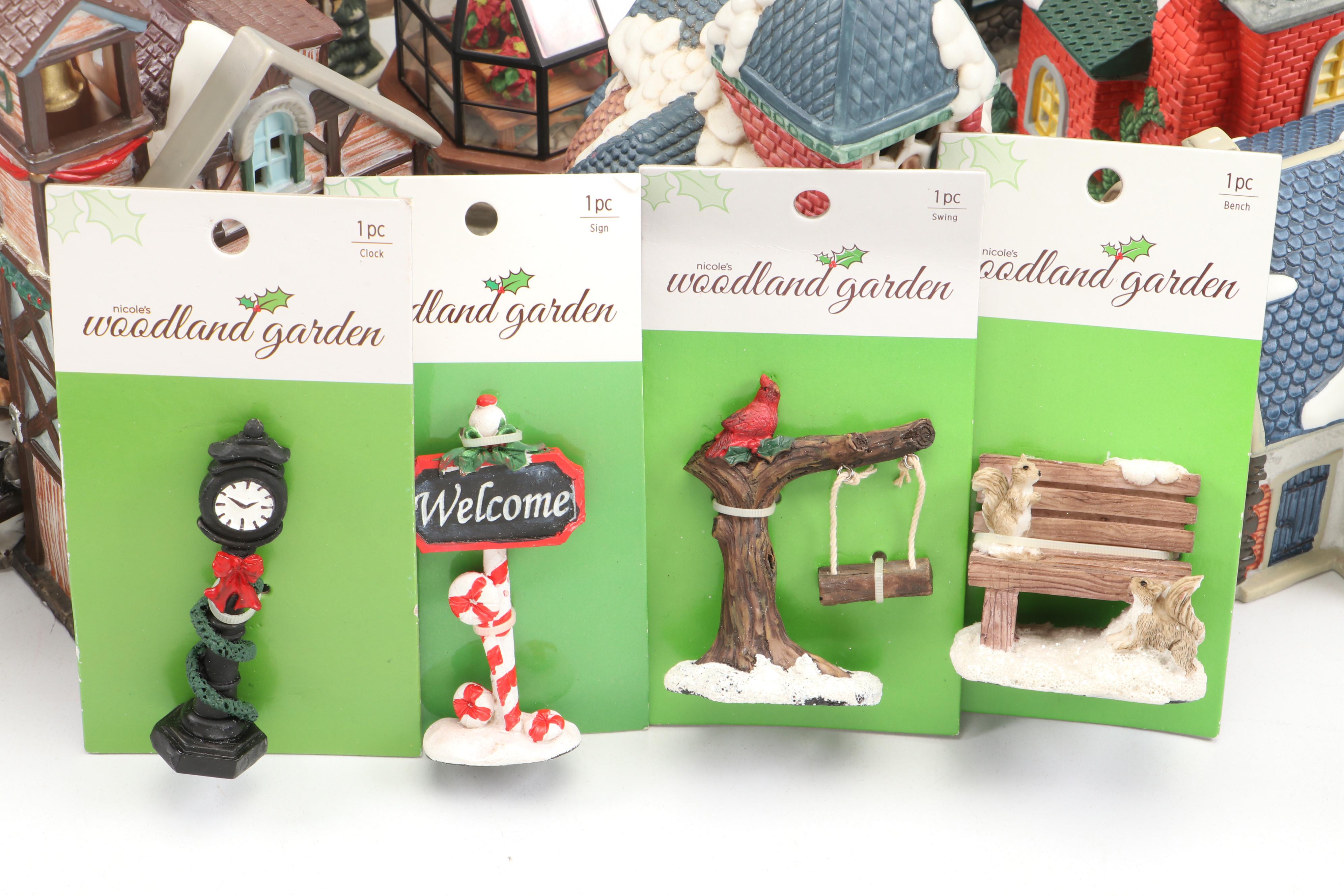 Dickens' Village Series "Blenham Street Bank" and More Christmas Village Décor