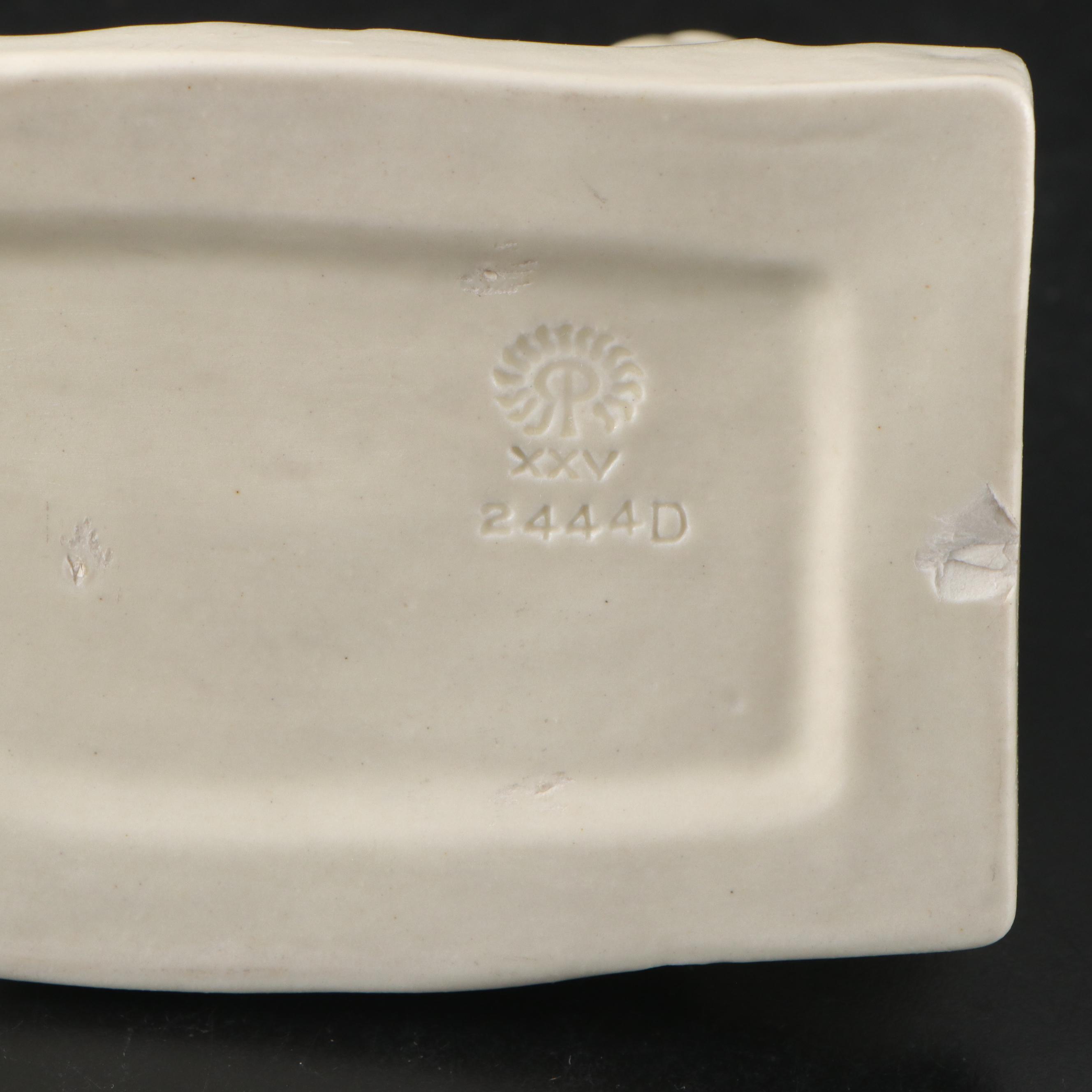 Rookwood Pottery Elephant Bookends, 1925