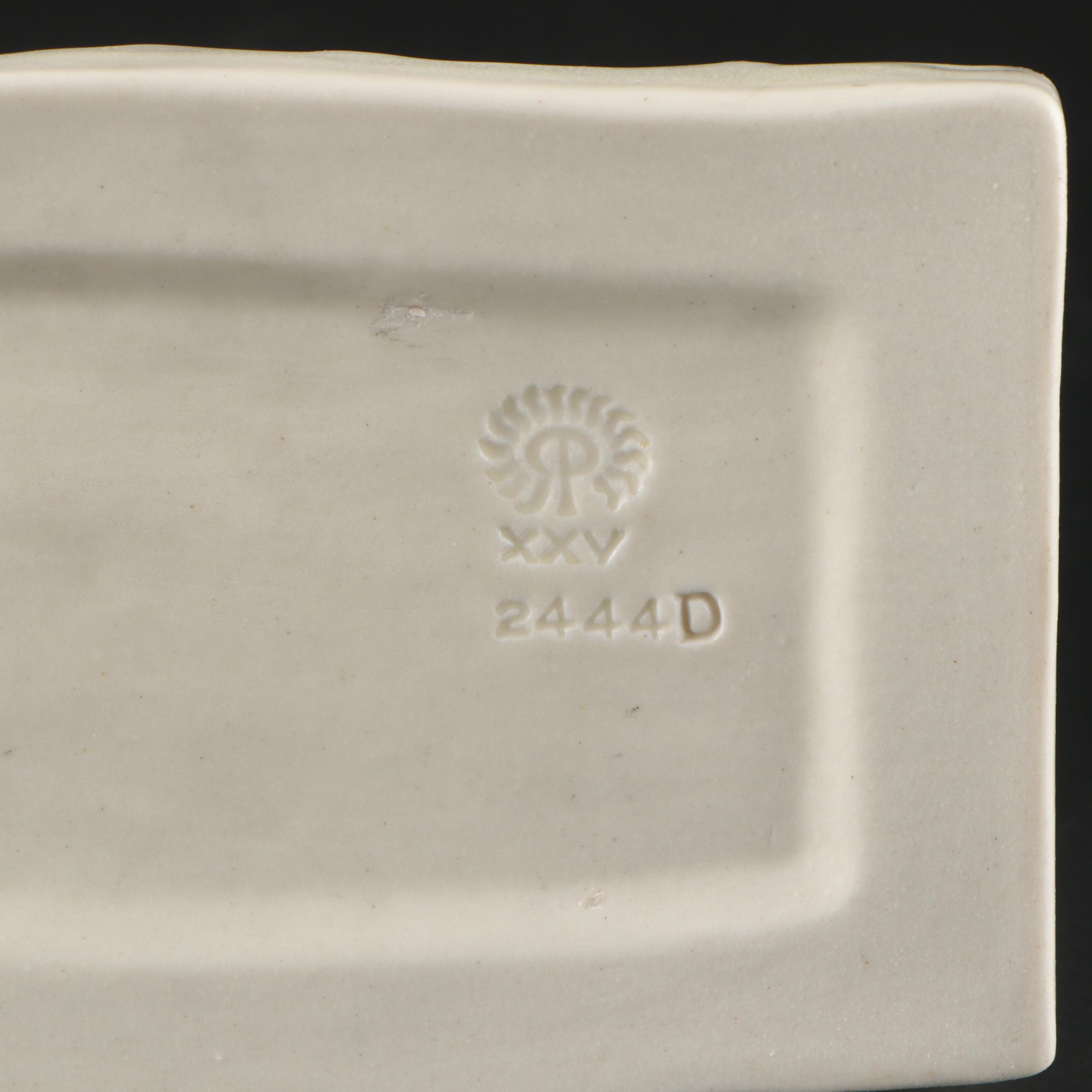 Rookwood Pottery Elephant Bookends, 1925