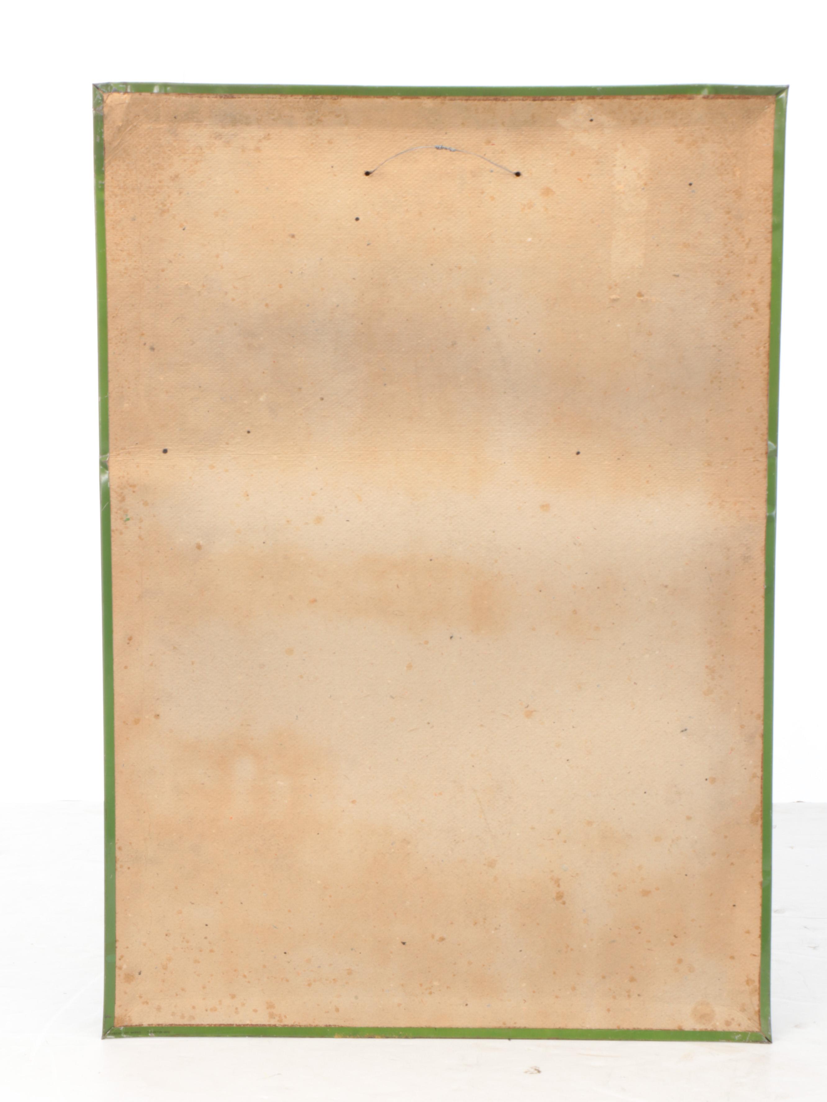 Whiting's Brushes Lithograph Advertising Sign, Early 20th Century