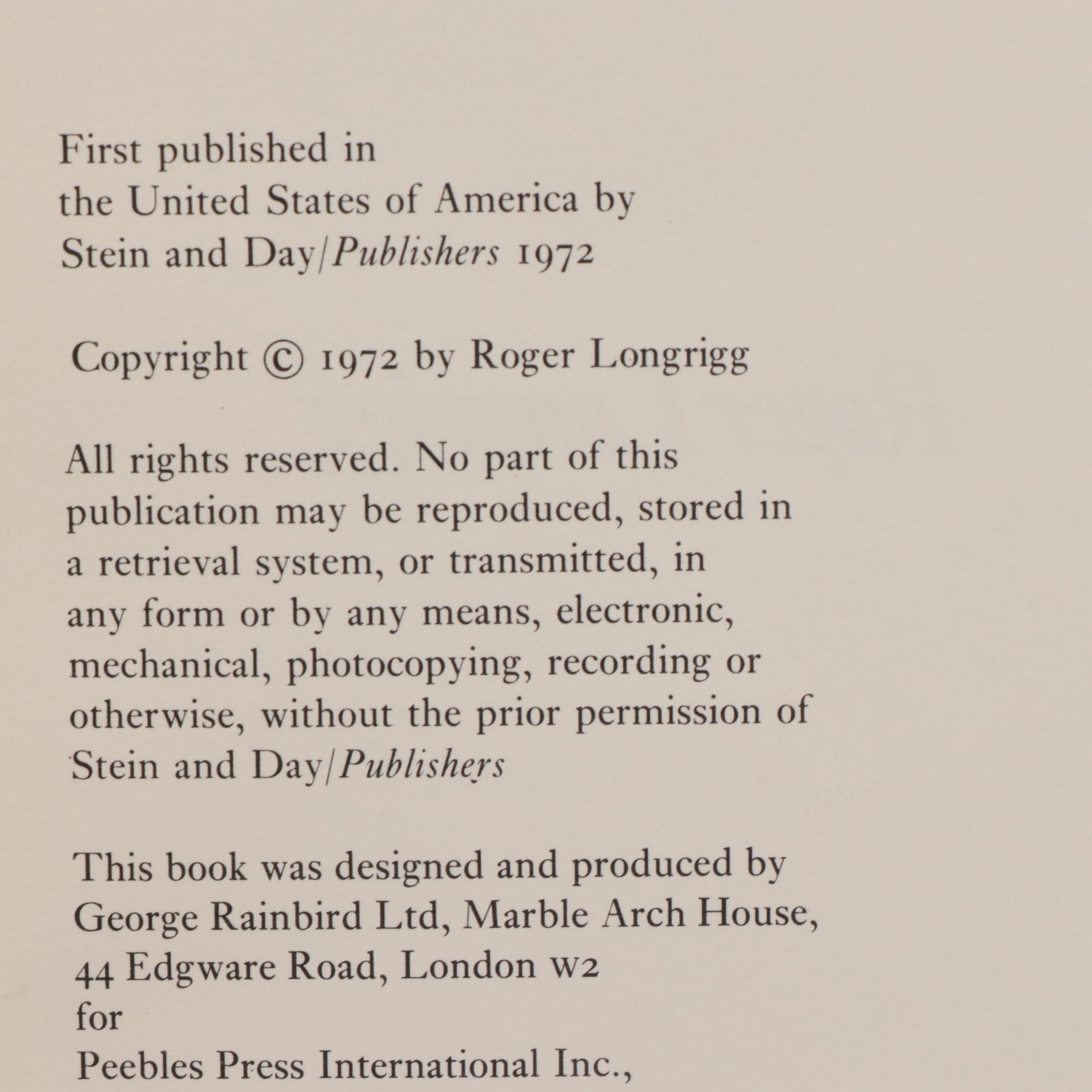 First Edition "The History of Horse Racing" by Roger Longrigg and More Books
