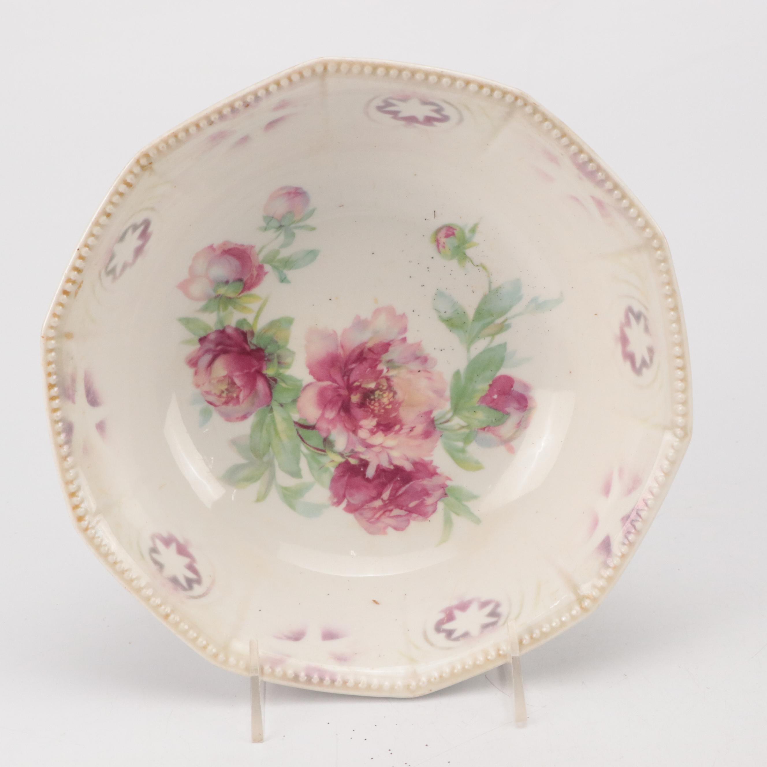 RS Germany with Other Floral Pattern Bowls and Other Porcelain Tableware