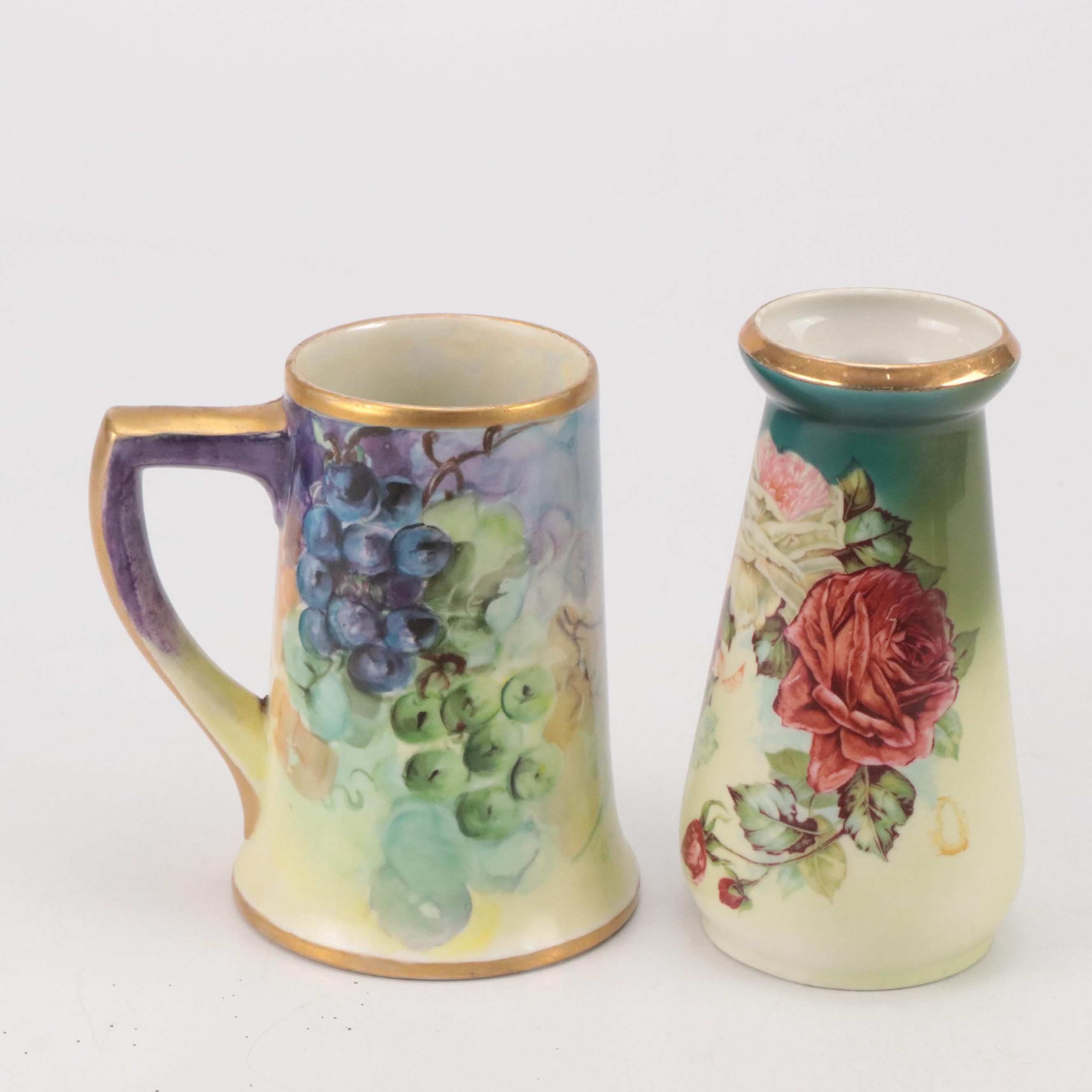 RS Germany with Other Floral Pattern Bowls and Other Porcelain Tableware