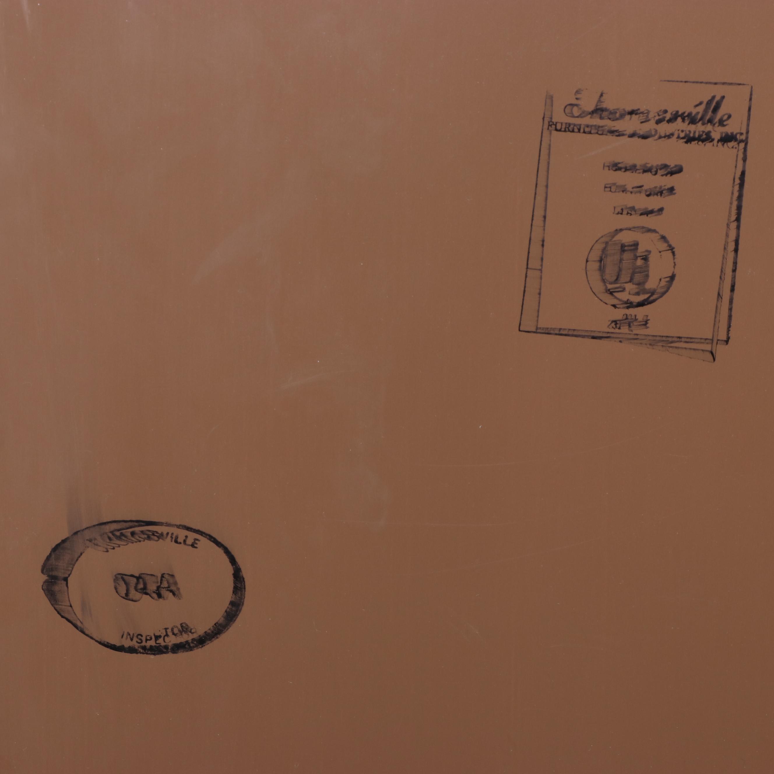 Thomasville Chippendale Style Mahogany Finish Secretary Bookcase