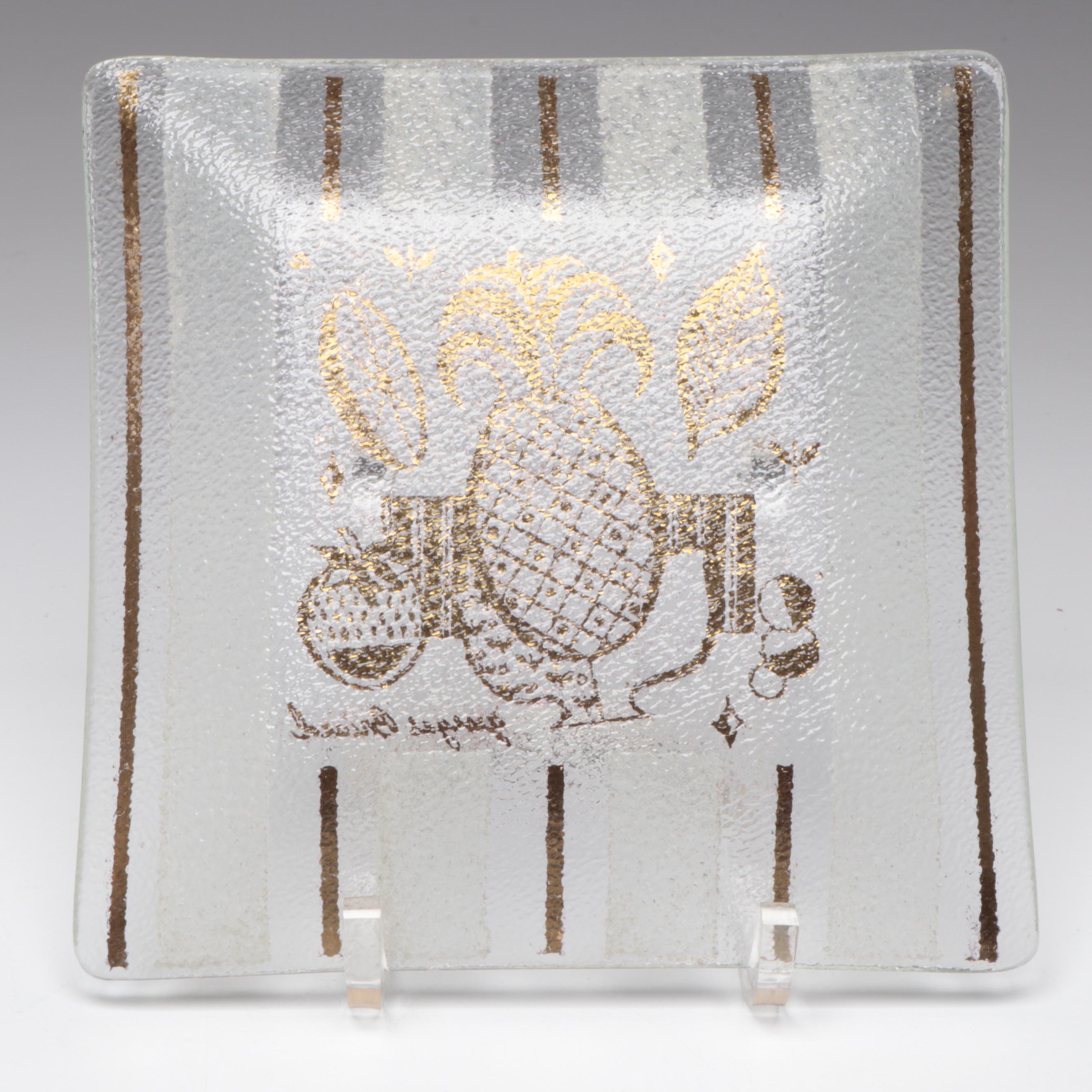 Georges Briard Mid Century Modern Style Glass Double Old Fashioned and Tableware