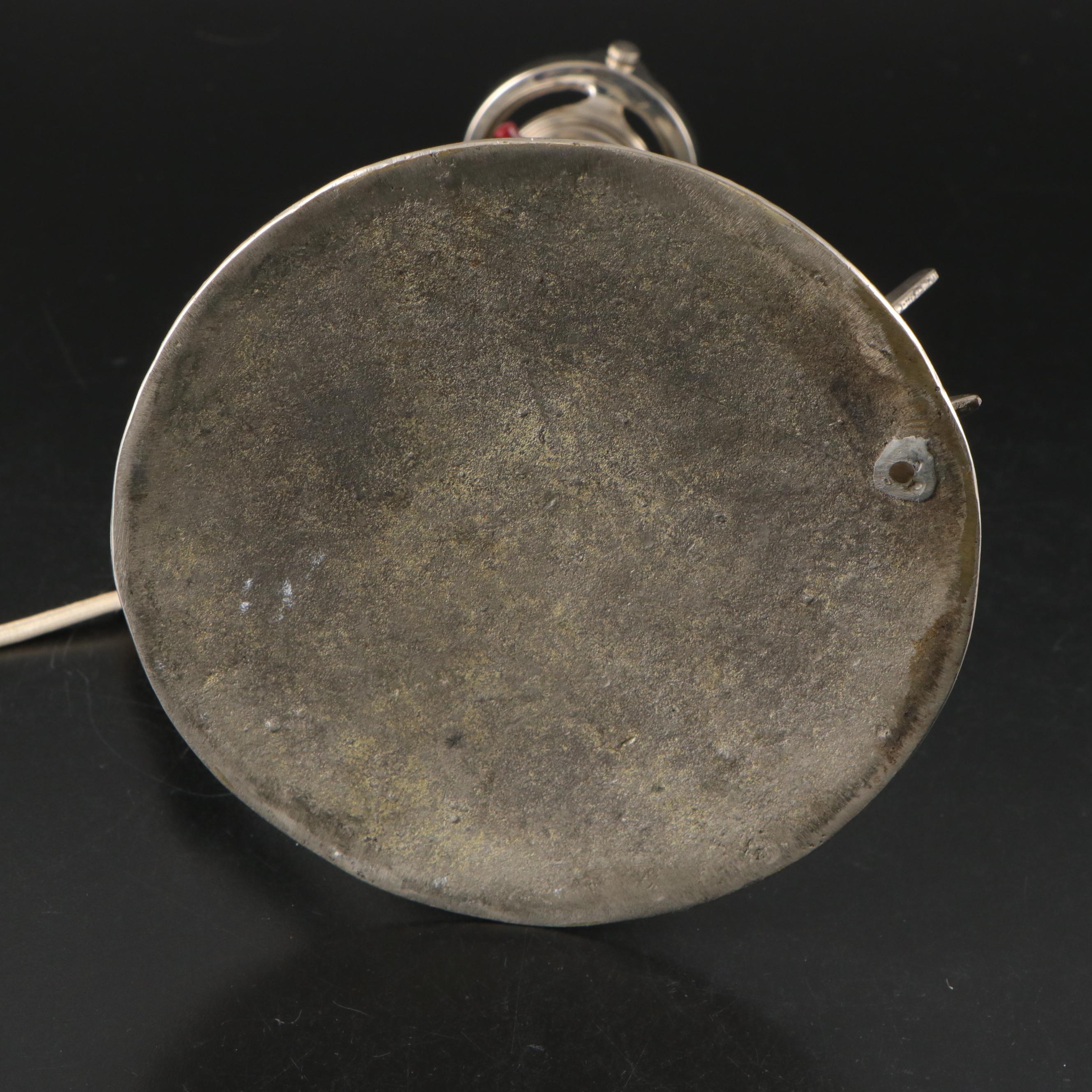 Silver Plate Deer Table Lamp with Silver Plate Tea Set