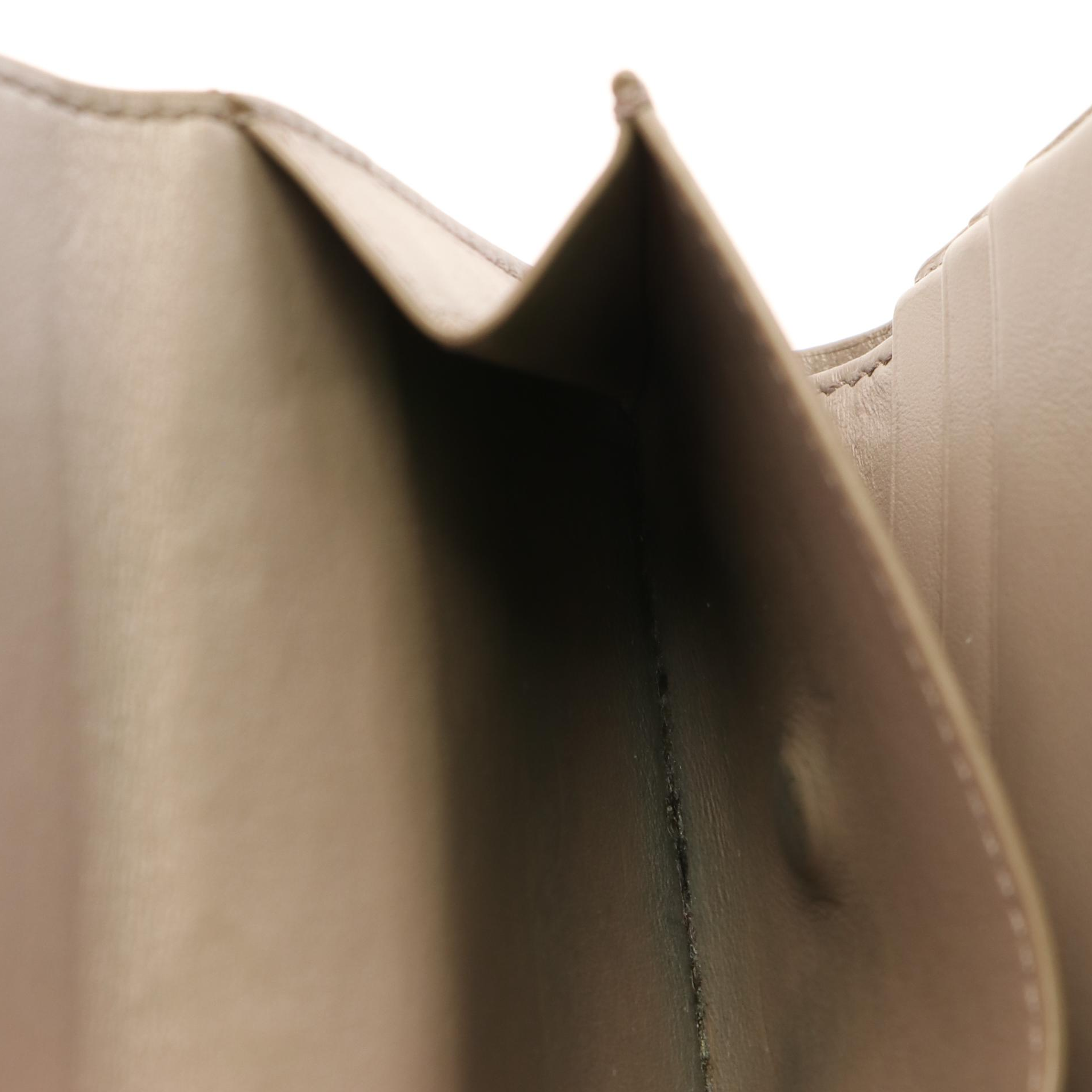 Celine Small Strap Wallet in Bicolor Calfskin Leather