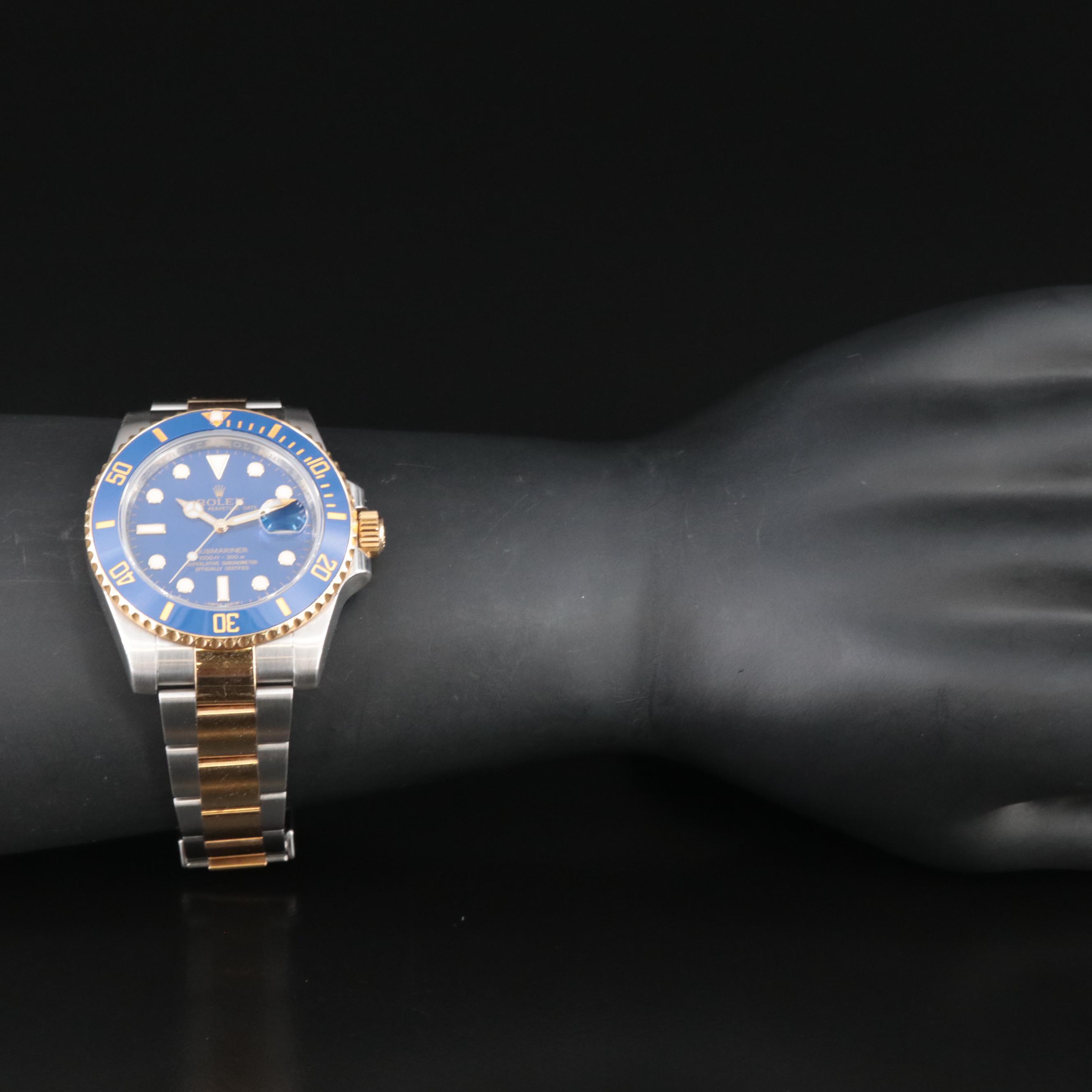 Rolex Submariner 18K and Stainless Steel Date Watch