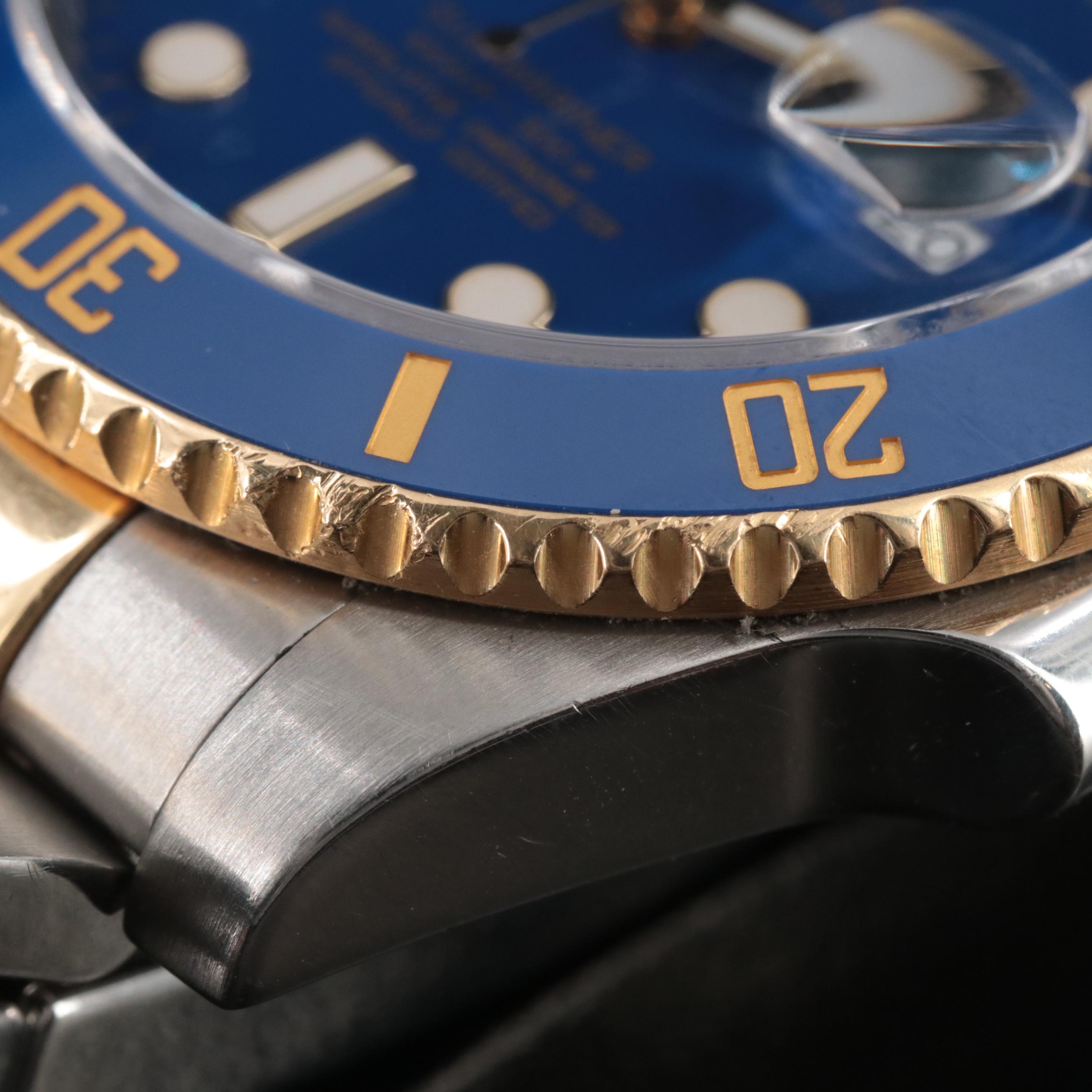 Rolex Submariner 18K and Stainless Steel Date Watch