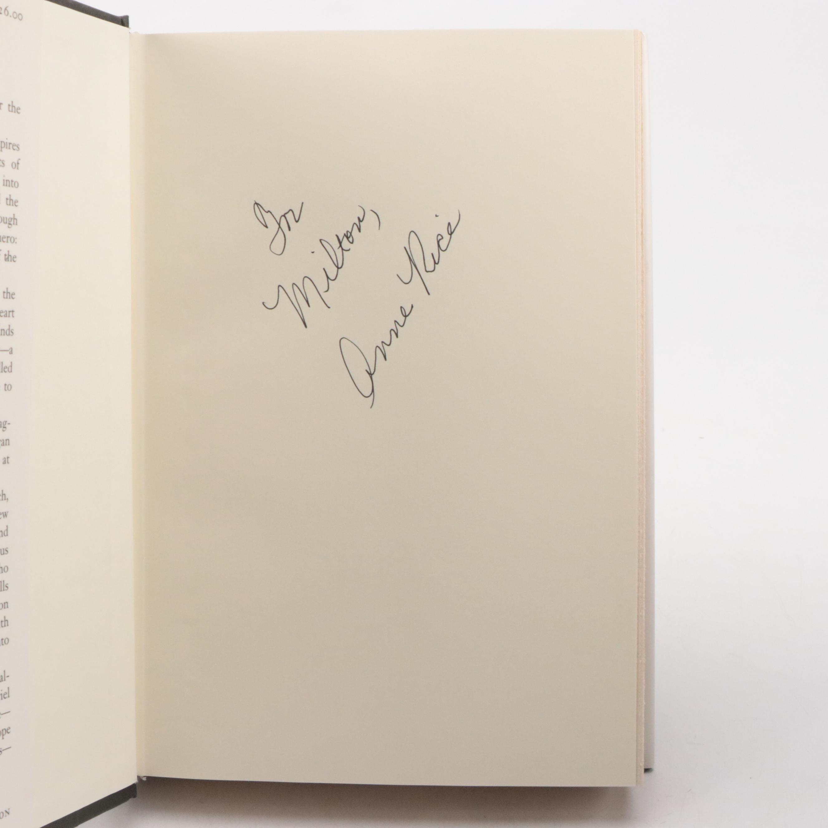 Signed First UK Edition "The Moor's Last Sigh" by Salman Rushdie and More Books