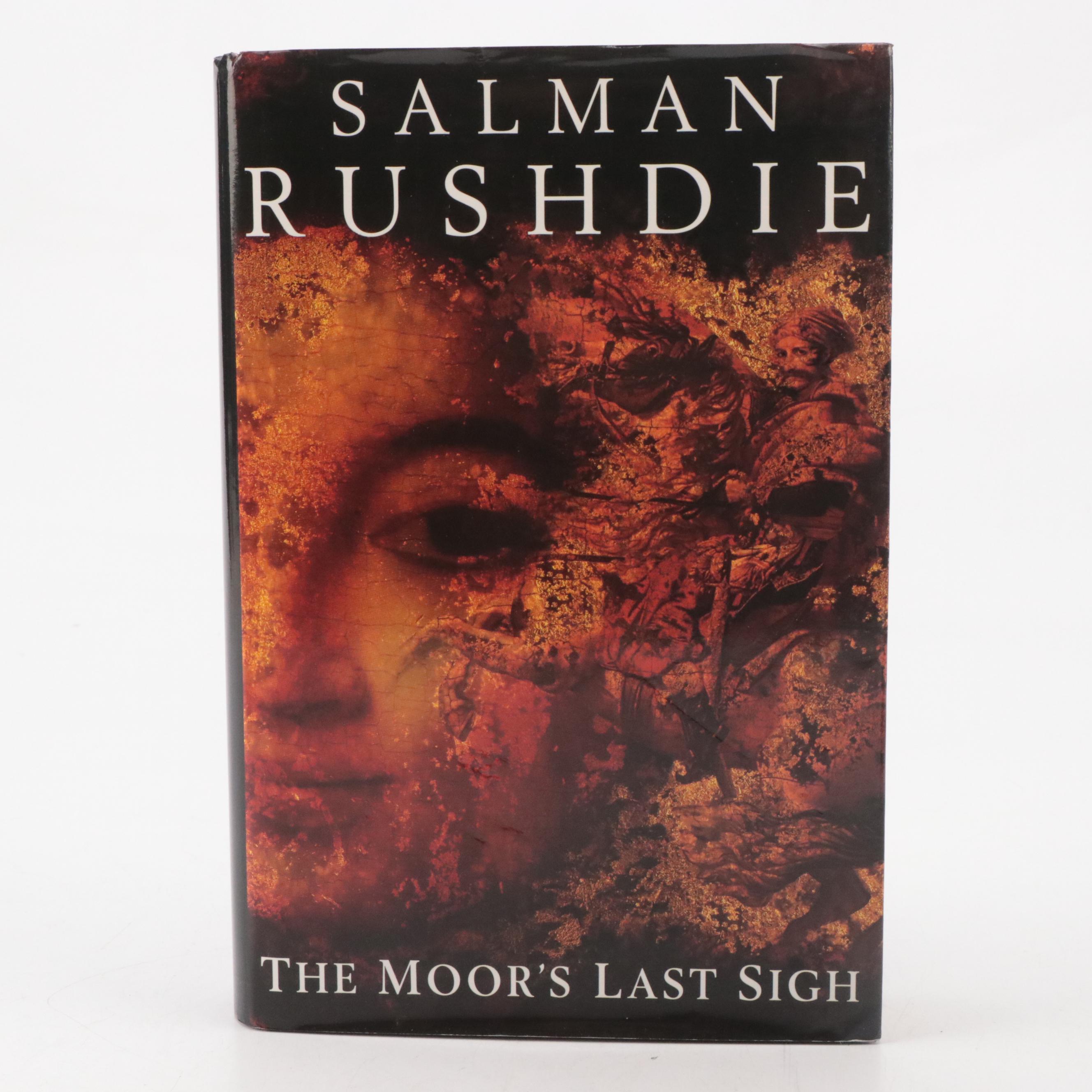 Signed First UK Edition "The Moor's Last Sigh" by Salman Rushdie and More Books