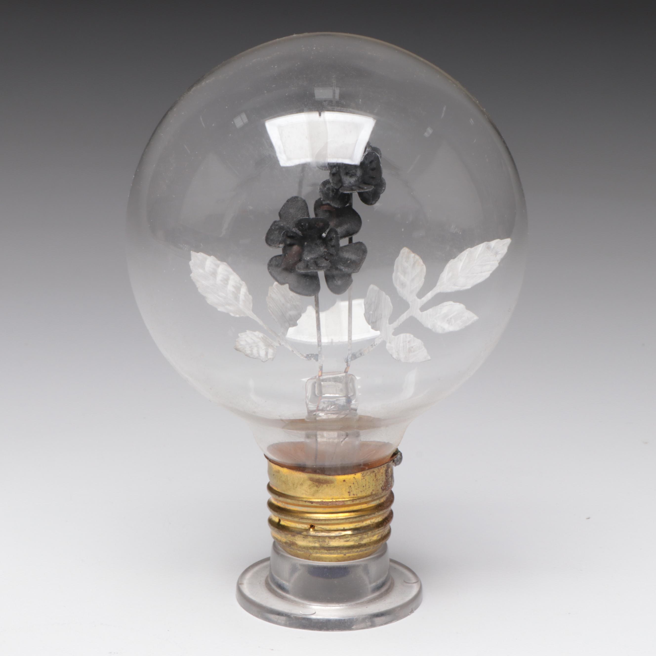 Aerolux GOP Republican and Other Truck Girl and Floral Light Bulbs, Mid-20th C.