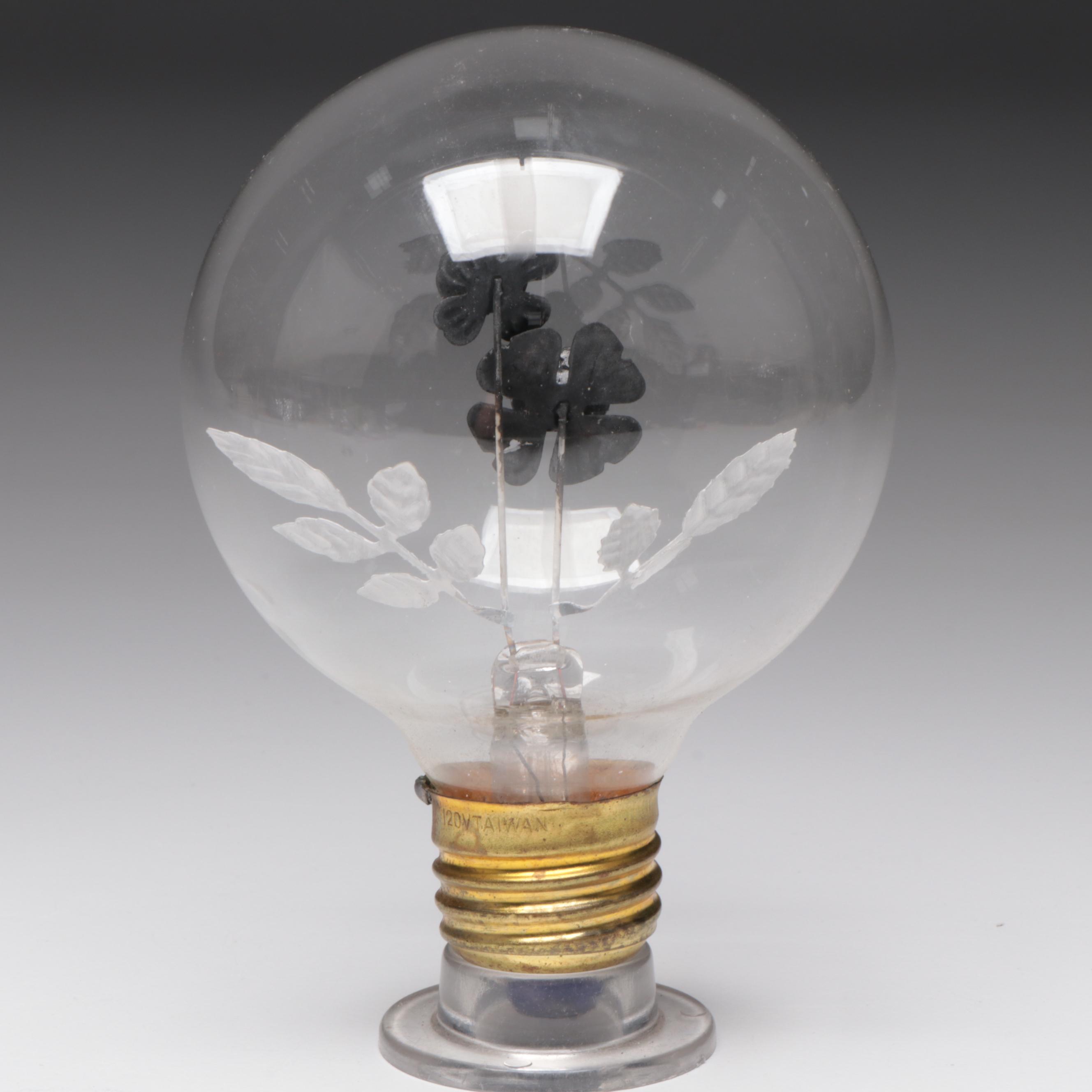 Aerolux GOP Republican and Other Truck Girl and Floral Light Bulbs, Mid-20th C.