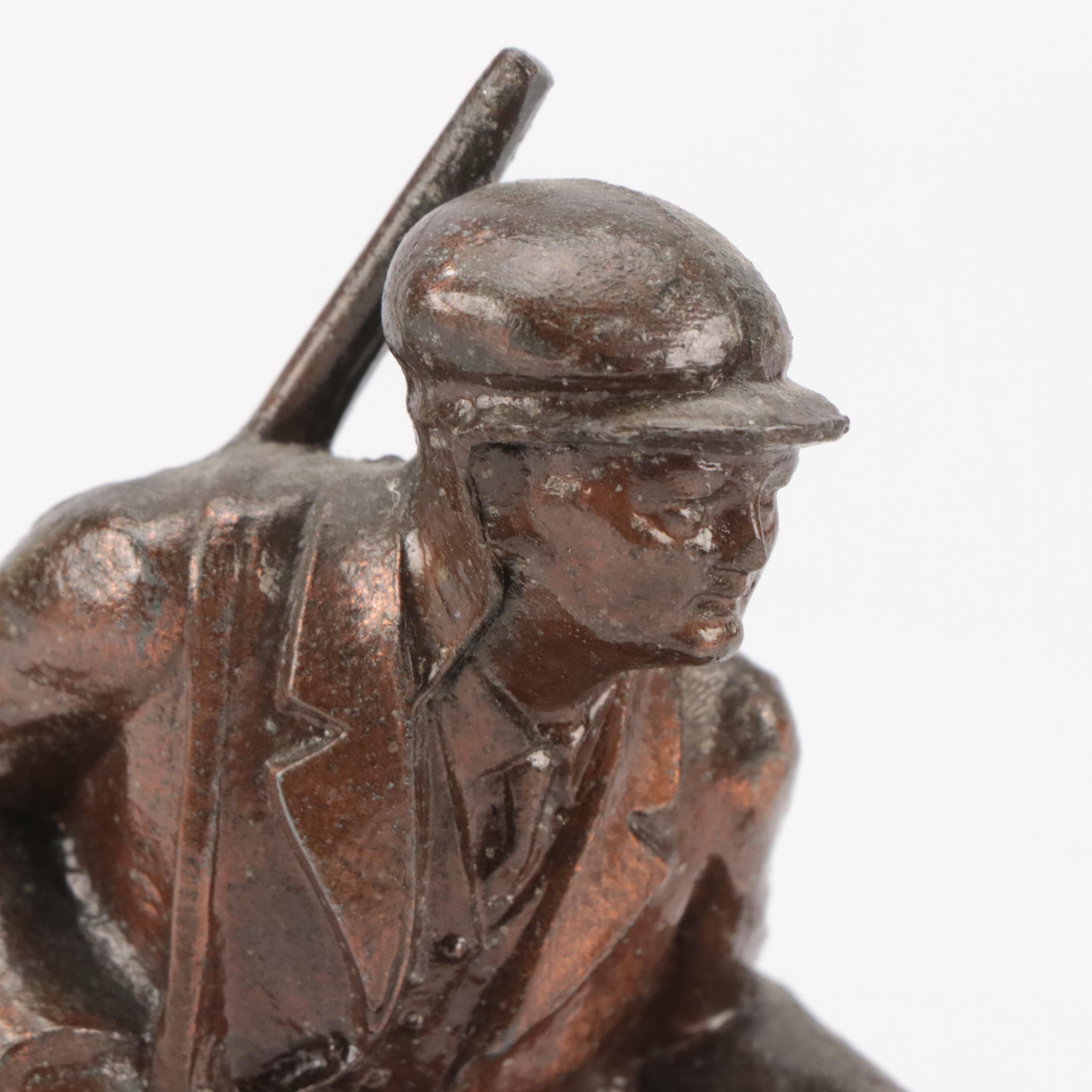 Cast Metal Hunting Dog Table Lamps and Bookends