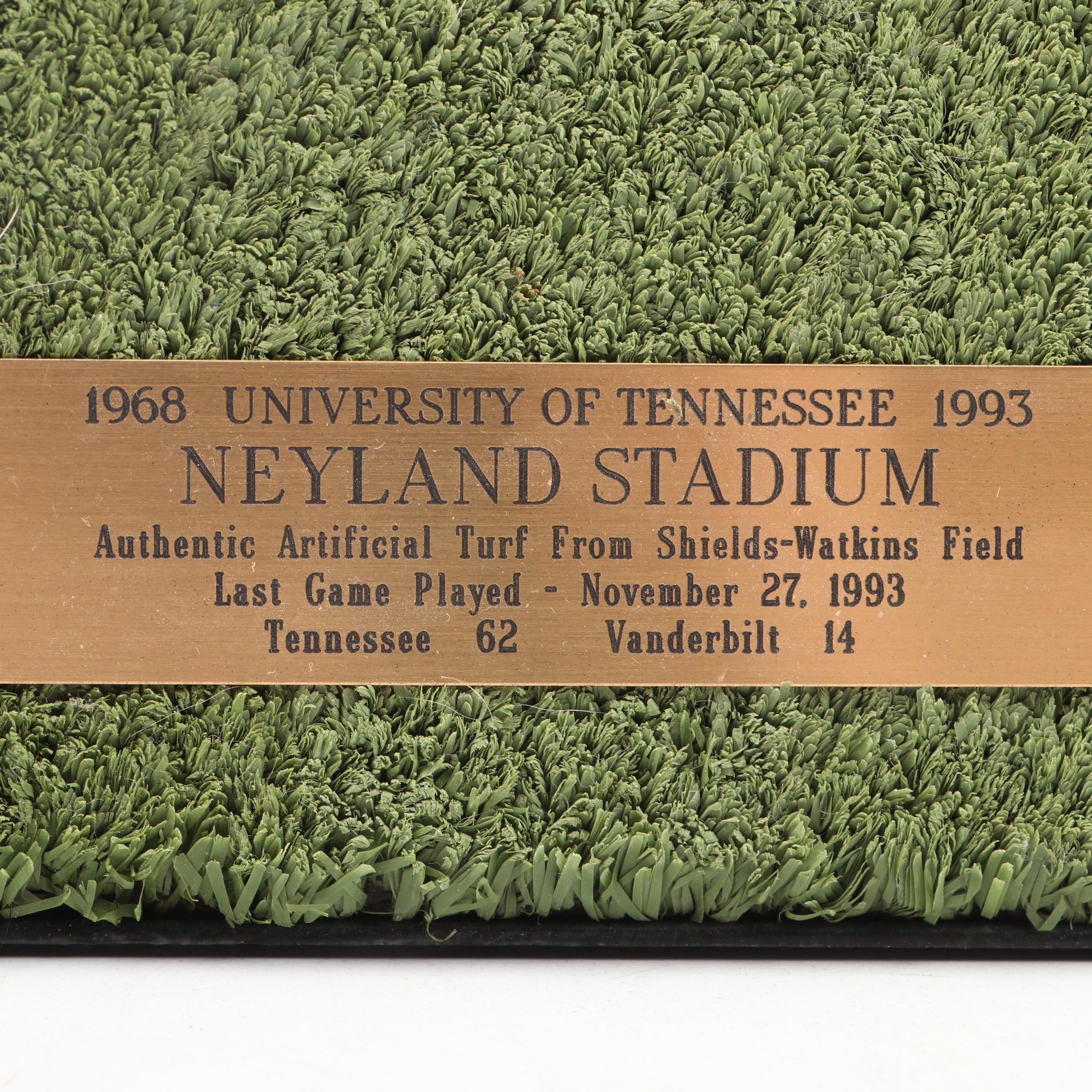 Authentic Artificial Turf From Shields-Watkins Field, Late 20th Century