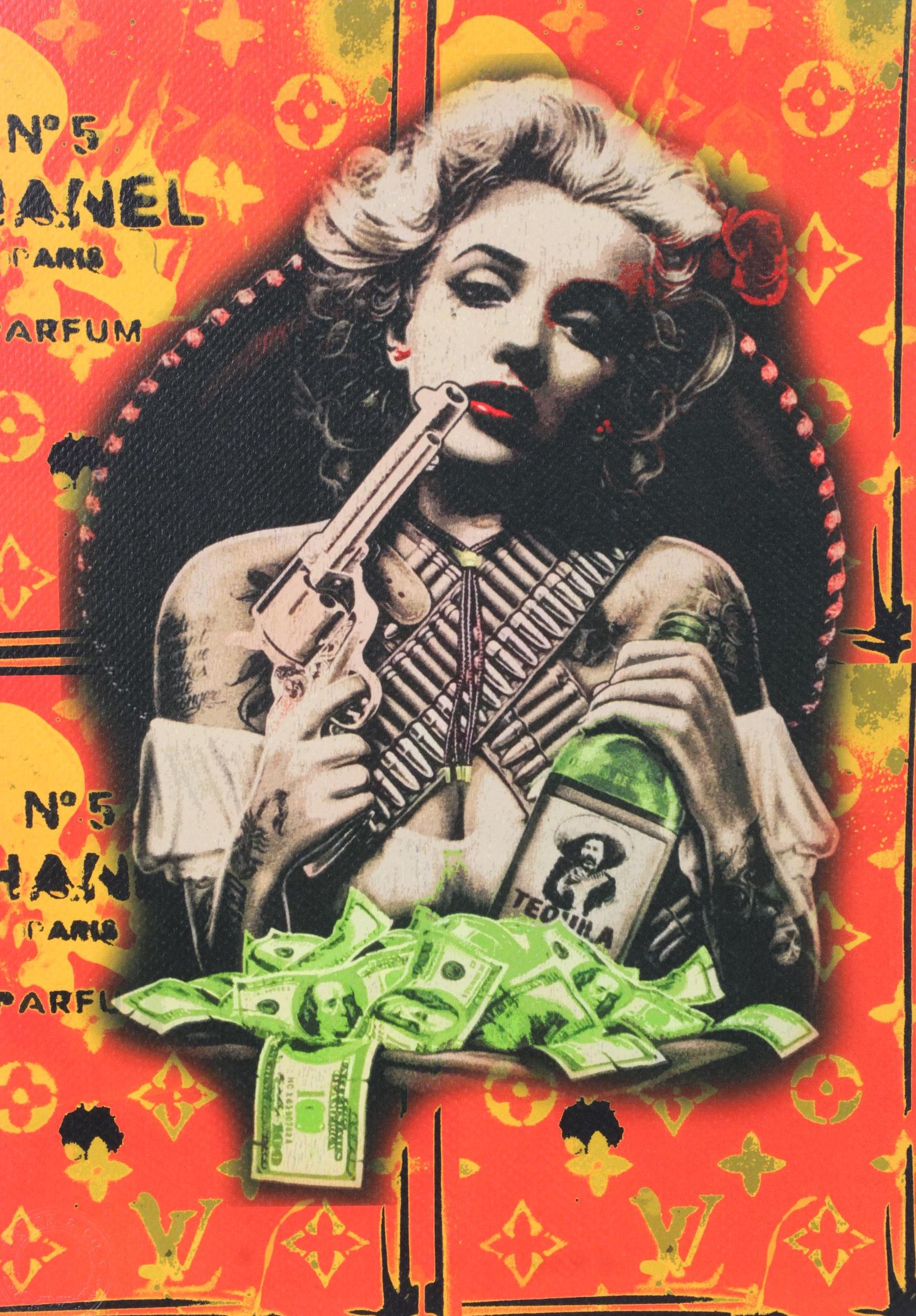 Death NYC Pop Art Graphic Print Featuring Marilyn Monroe, 2023