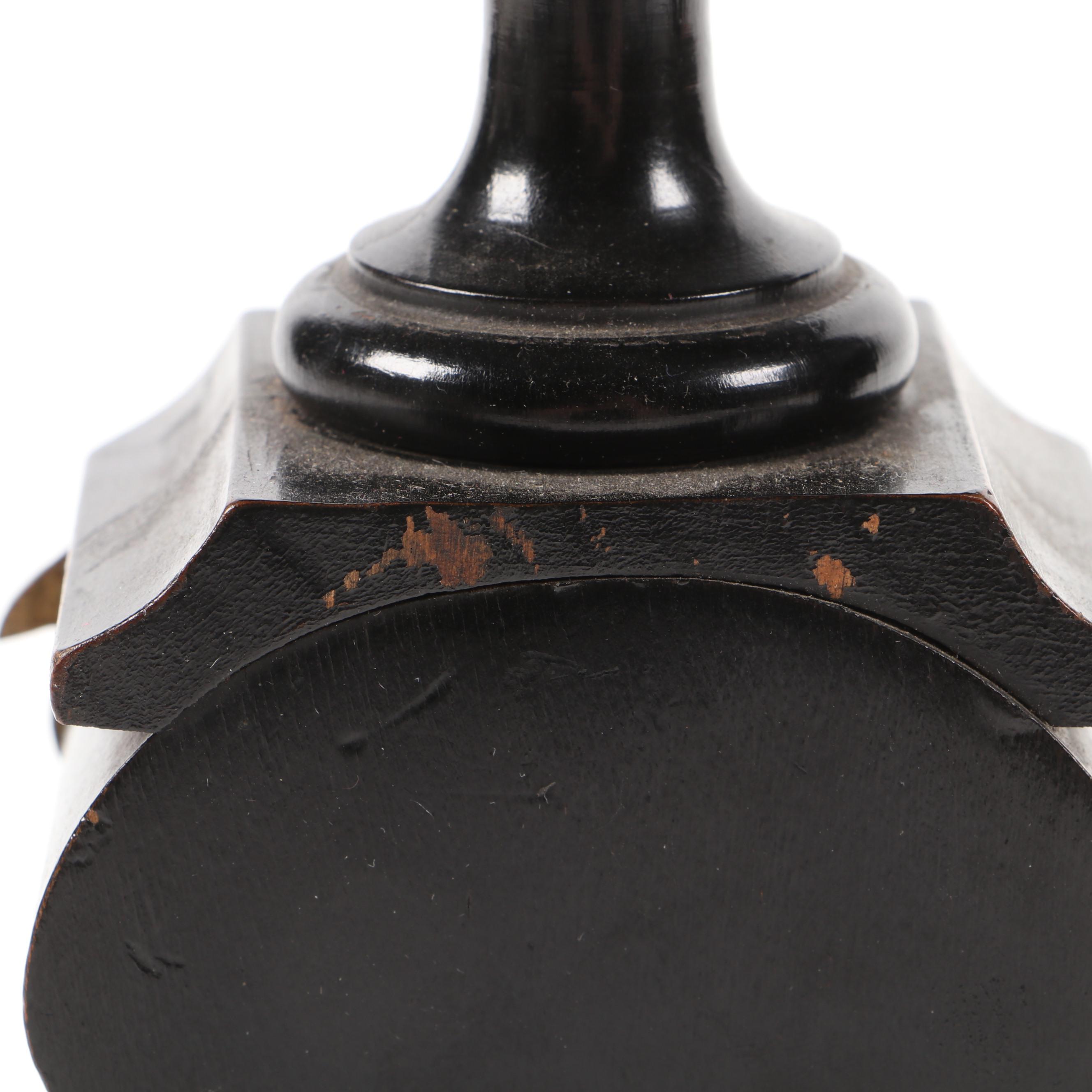 French Boulle Style Ormolu Mantle Clock and Candle Holders