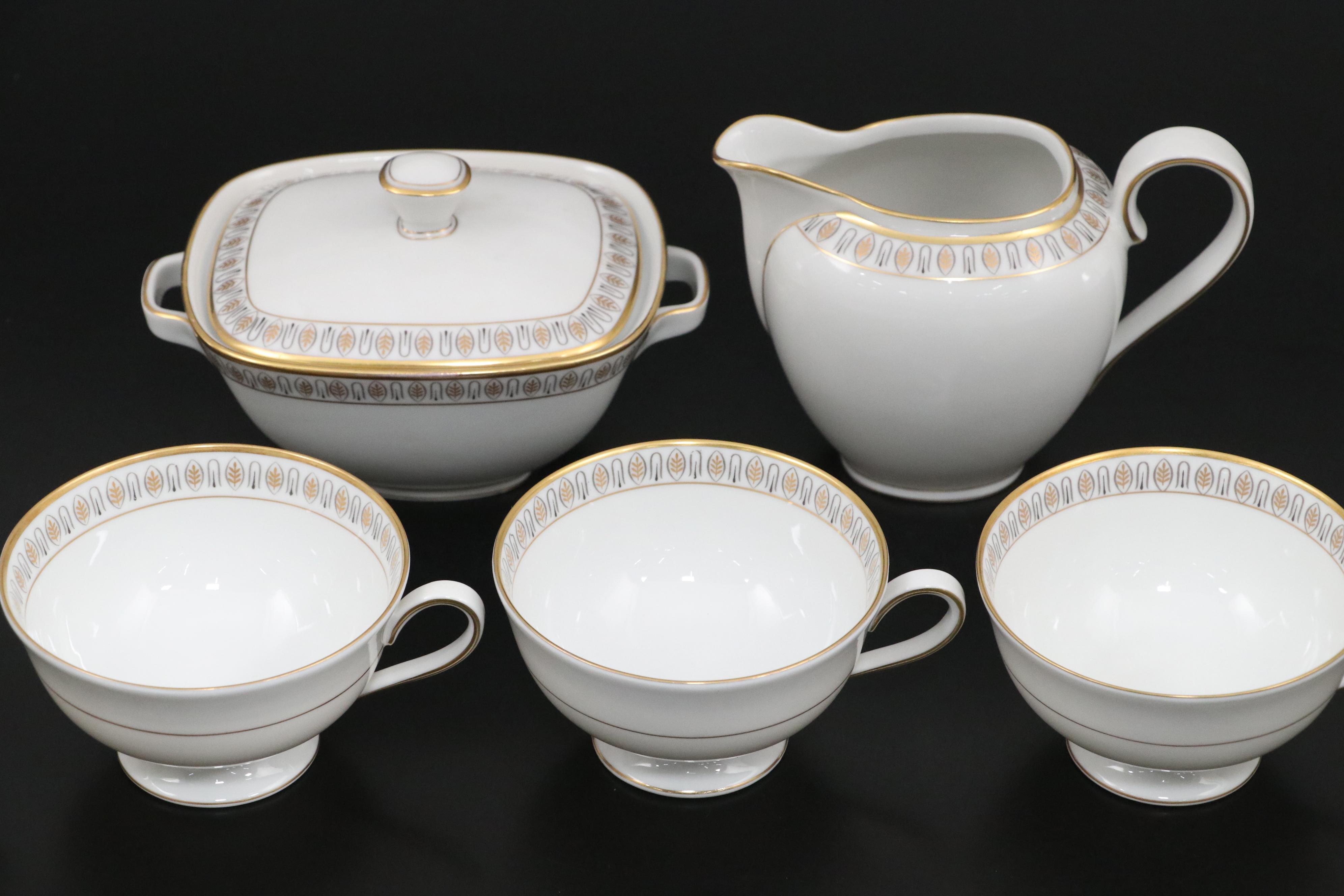 Franconia-Krautheim Porcelain "Athena" China Dinnerware, 1964 - 1965