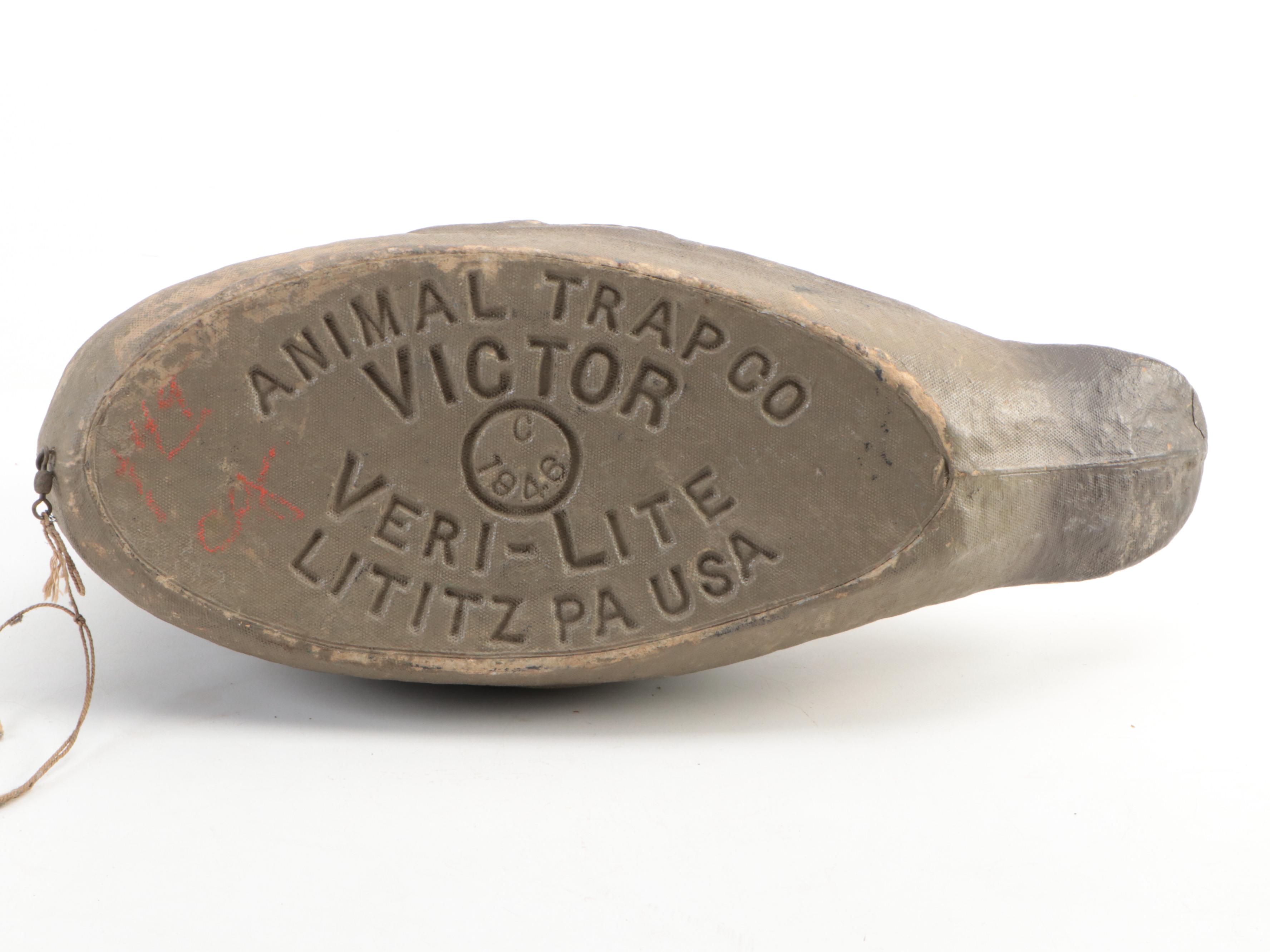 Animal Trap Co. and Other Duck Decoys, Early to Mid-20th Century