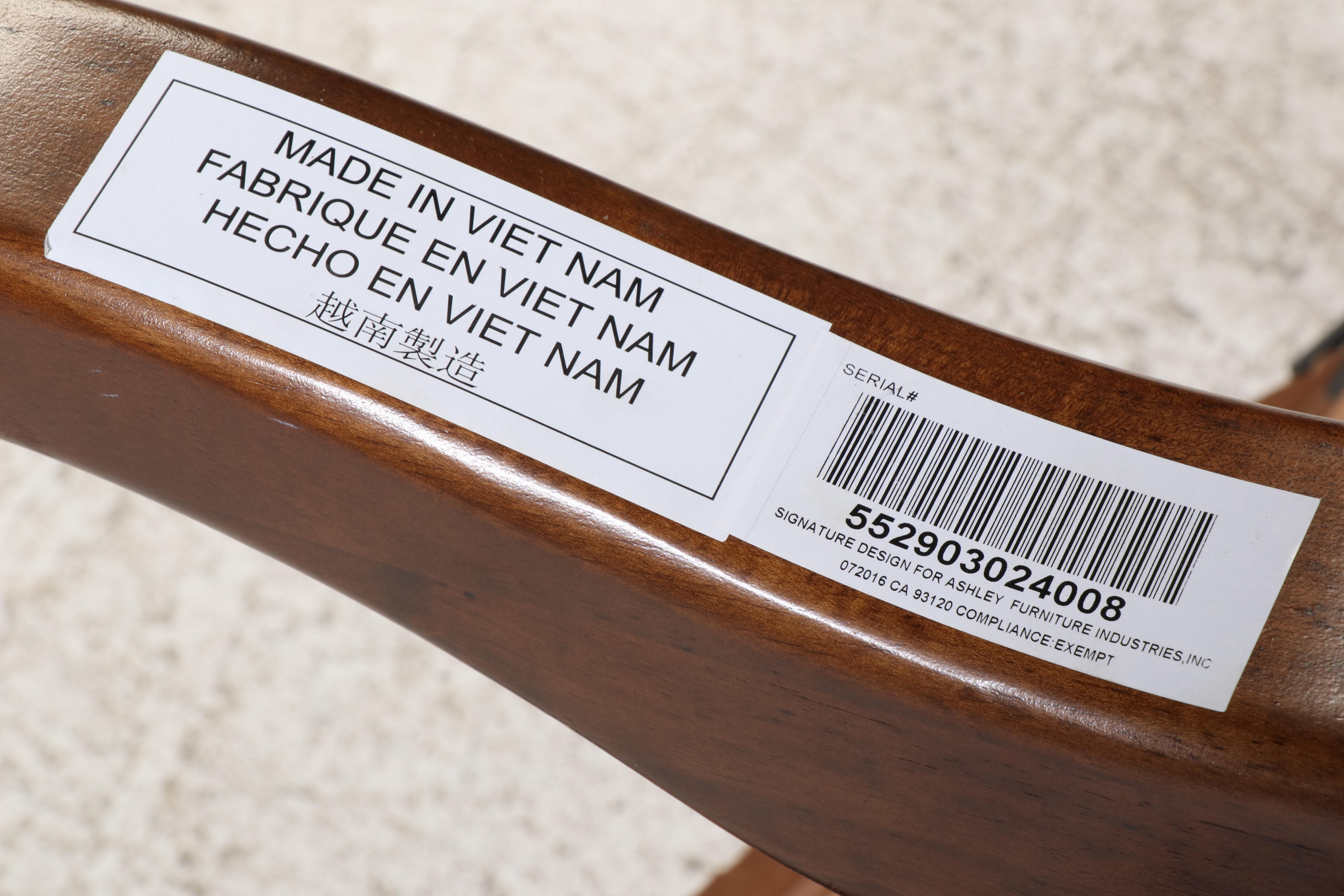 Five-Piece Ashley Furniture "Leahlyn" Hardwood Dining Set