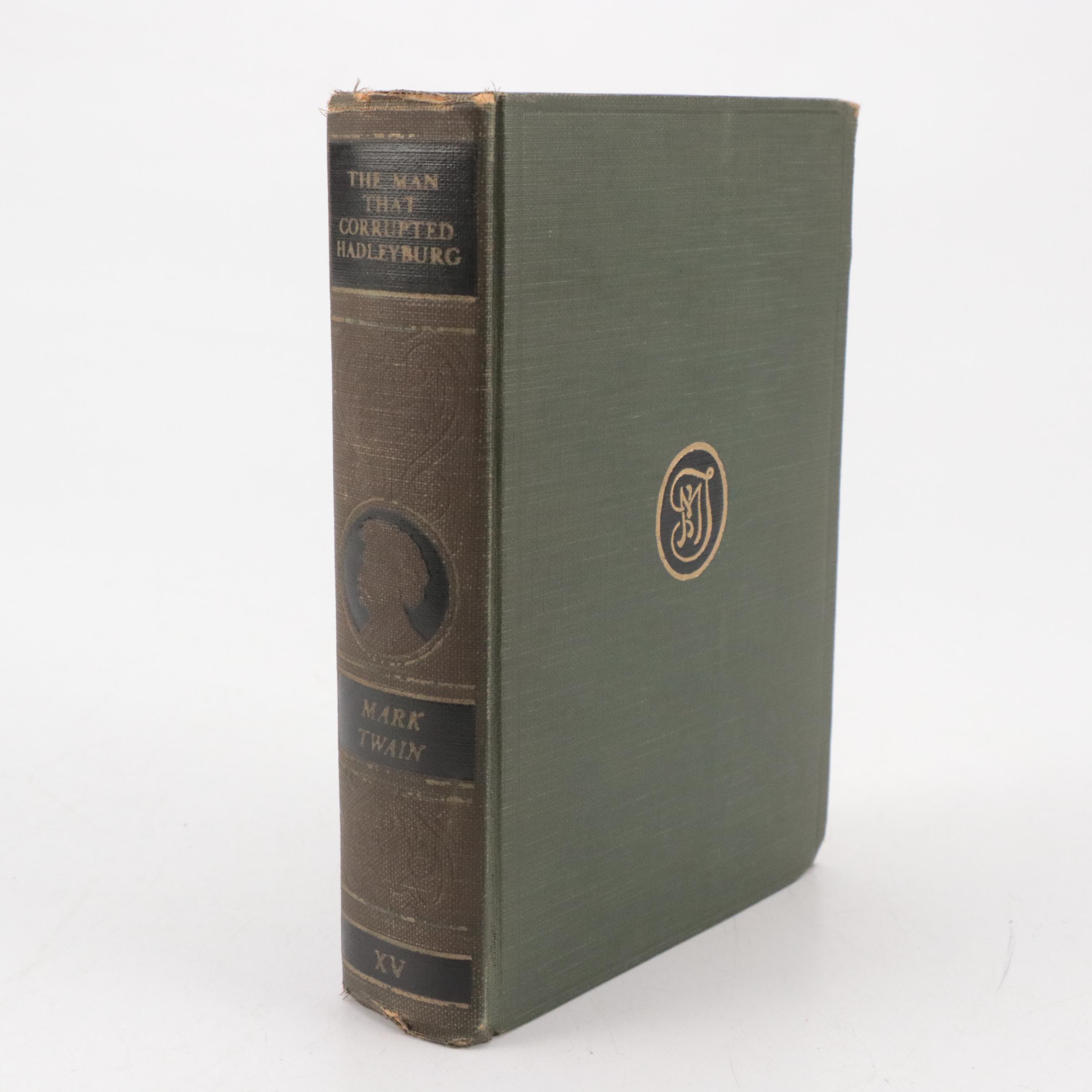 Authorized Edition "The Complete Works of Mark Twain" Partial Set, 1929