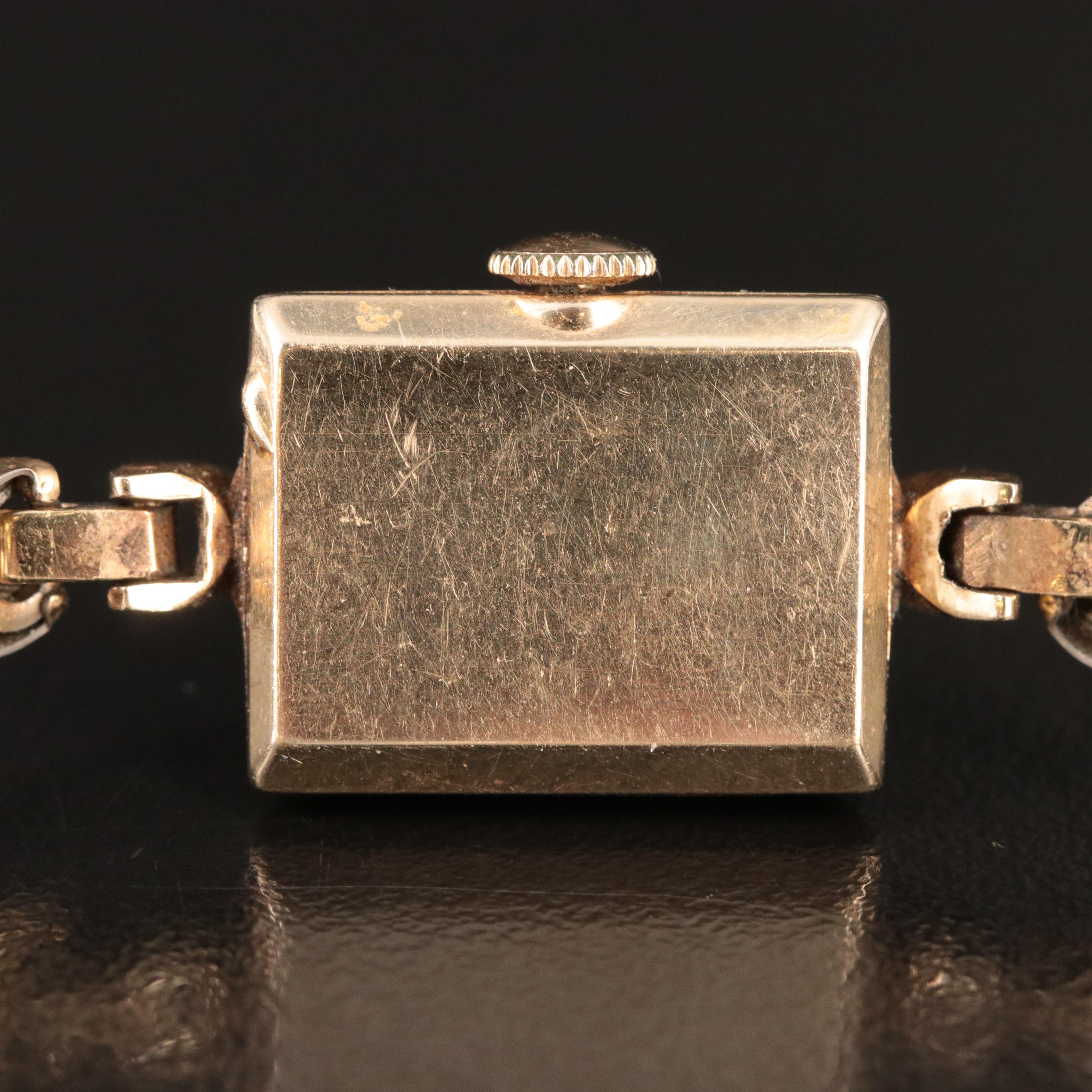 Girard Perregaux 14K Watch with Gold-Filled Crystal Accented Bracelet