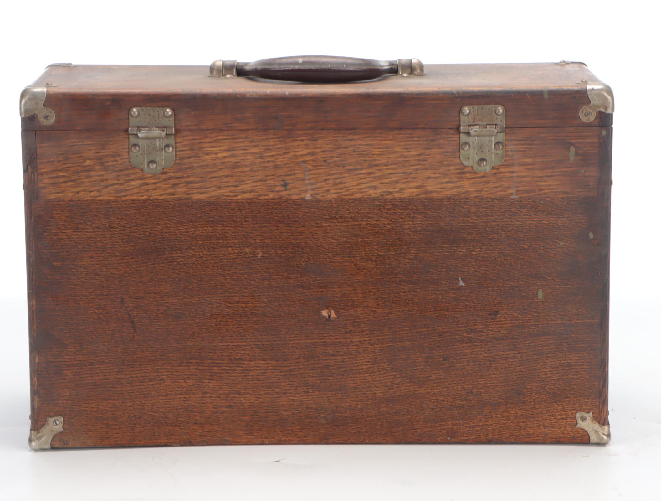 H. Gerstner & Sons Model 0418 Oak Machinist Tool Box