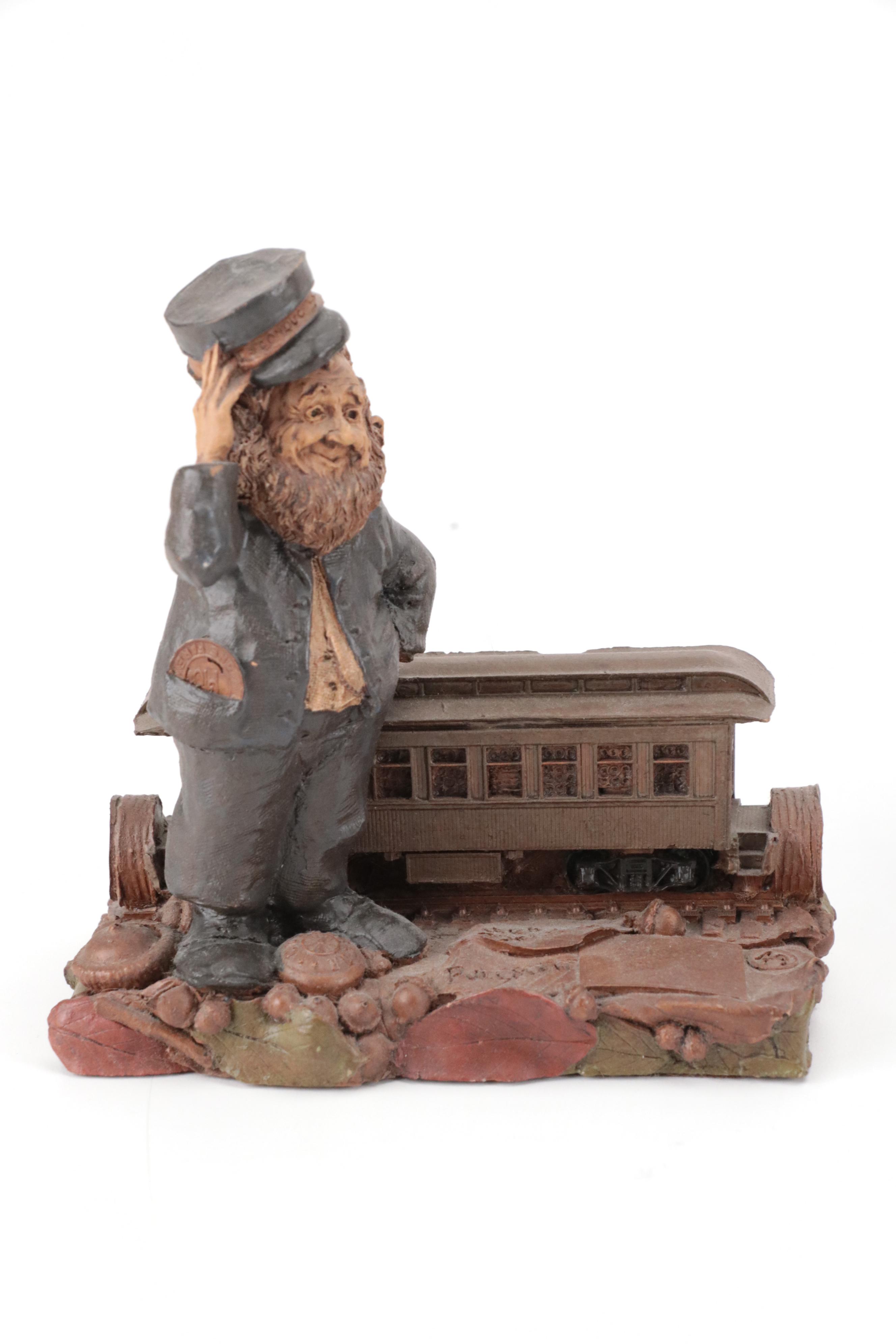 Tom Clark for Cairn Studios "Pullman" and More Gnome Figurines, 1980s