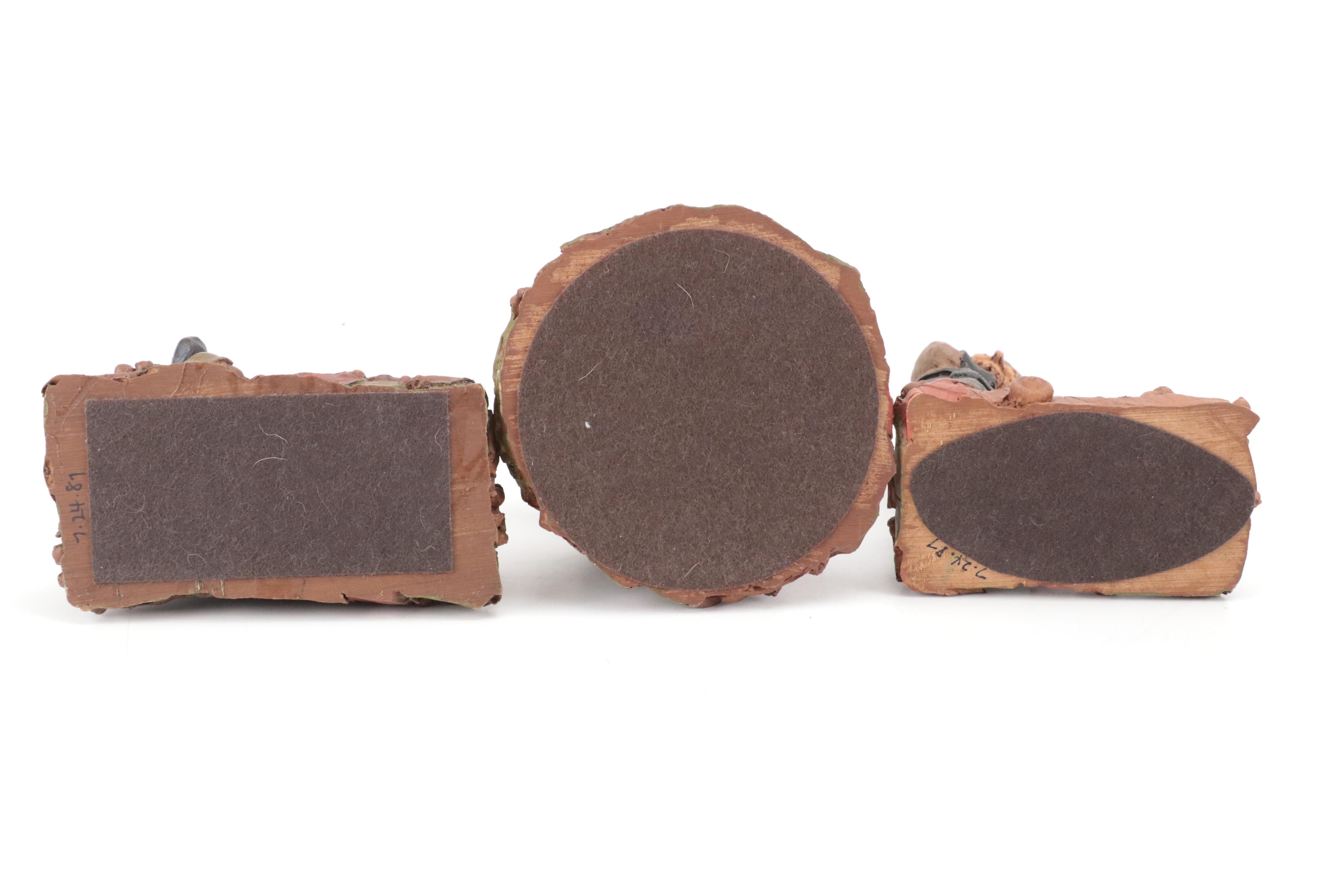 Tom Clark for Cairn Studios "Pullman" and More Gnome Figurines, 1980s