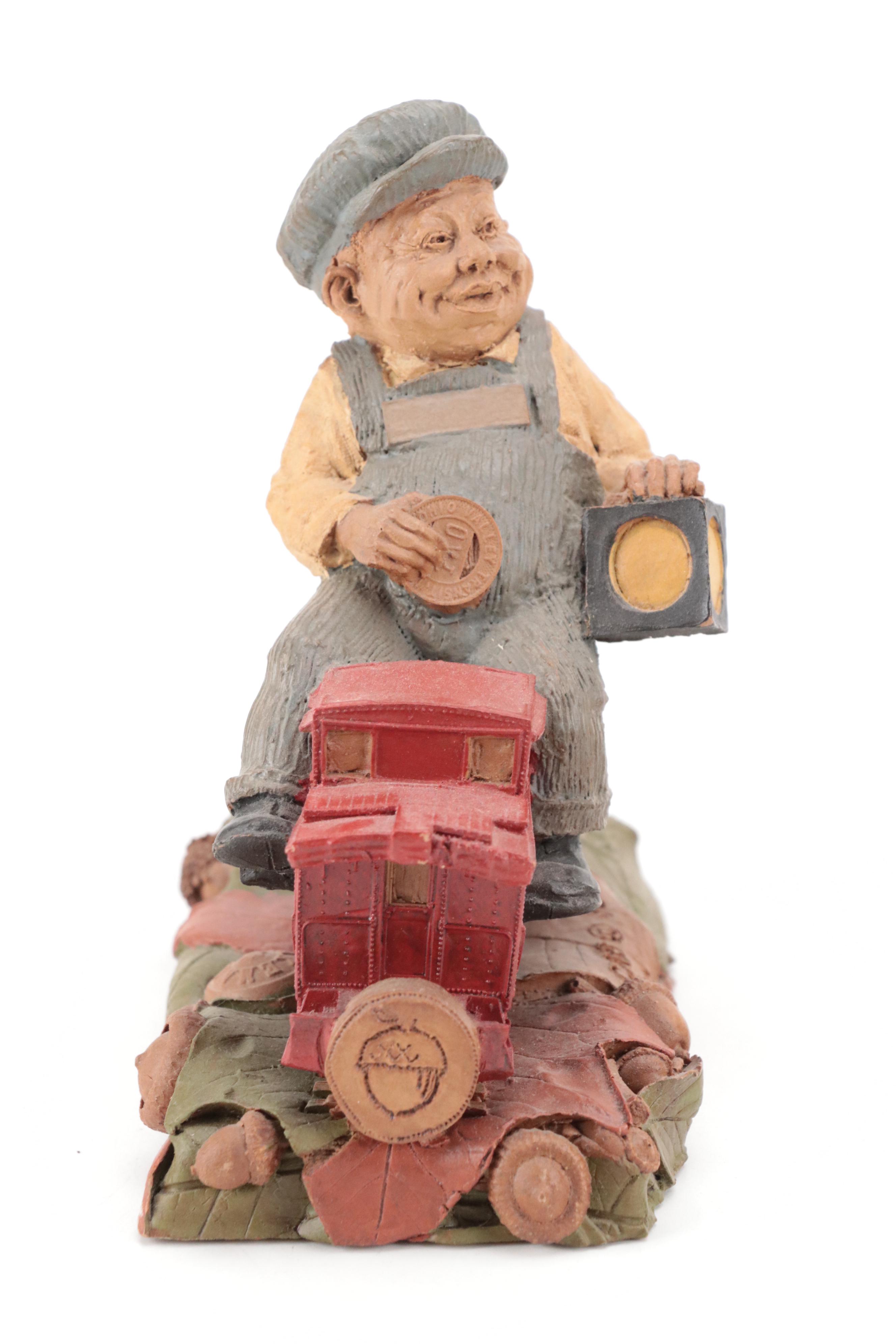 Tom Clark for Cairn Studios "Pullman" and More Gnome Figurines, 1980s