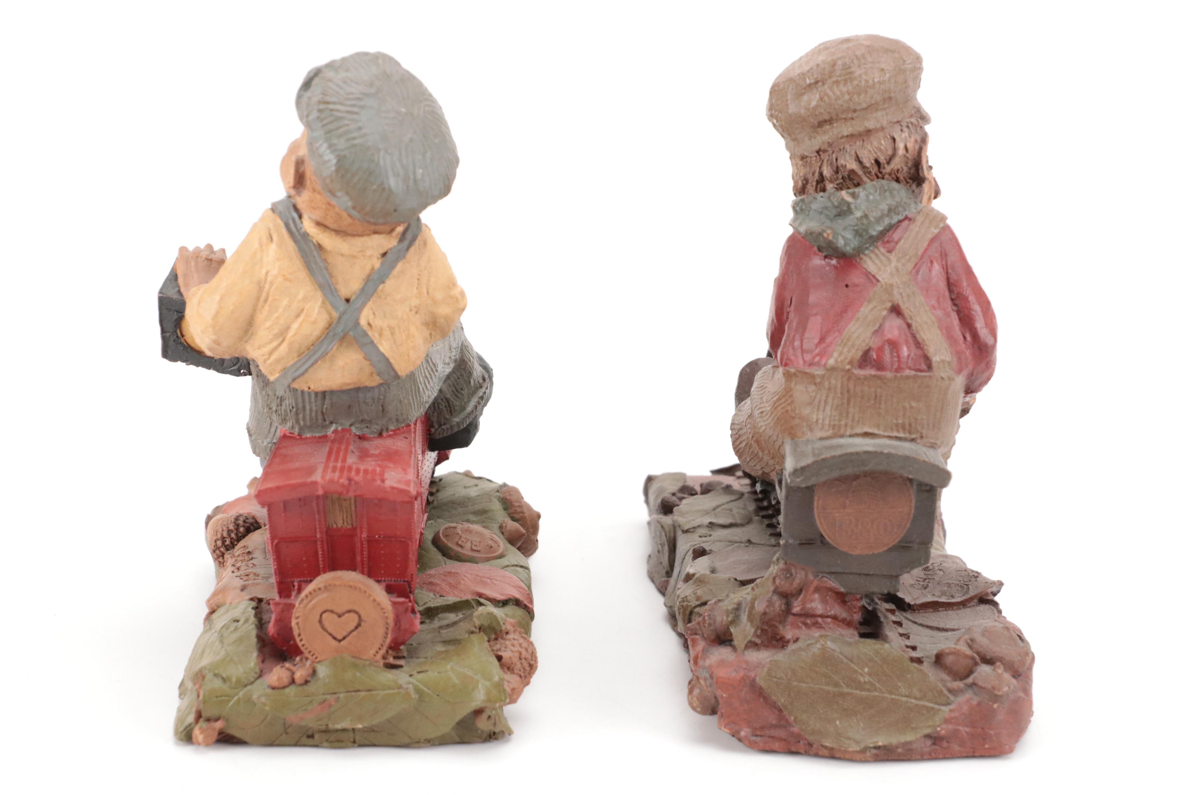 Tom Clark for Cairn Studios "Pullman" and More Gnome Figurines, 1980s