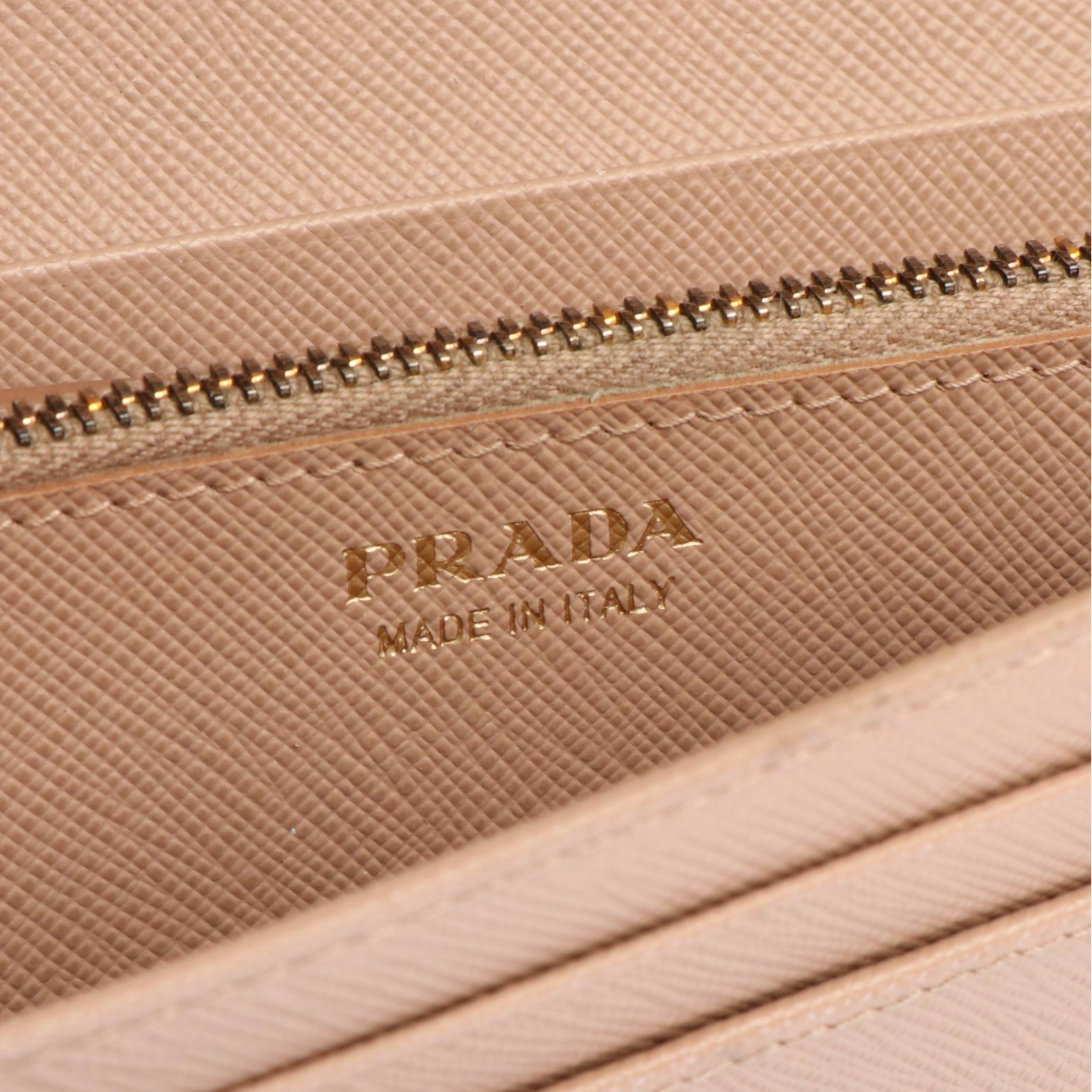 Prada Bow Cammeo Saffiano Leather Continental Wallet