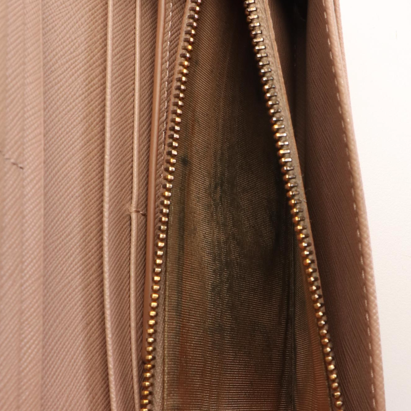 Prada Bow Cammeo Saffiano Leather Continental Wallet