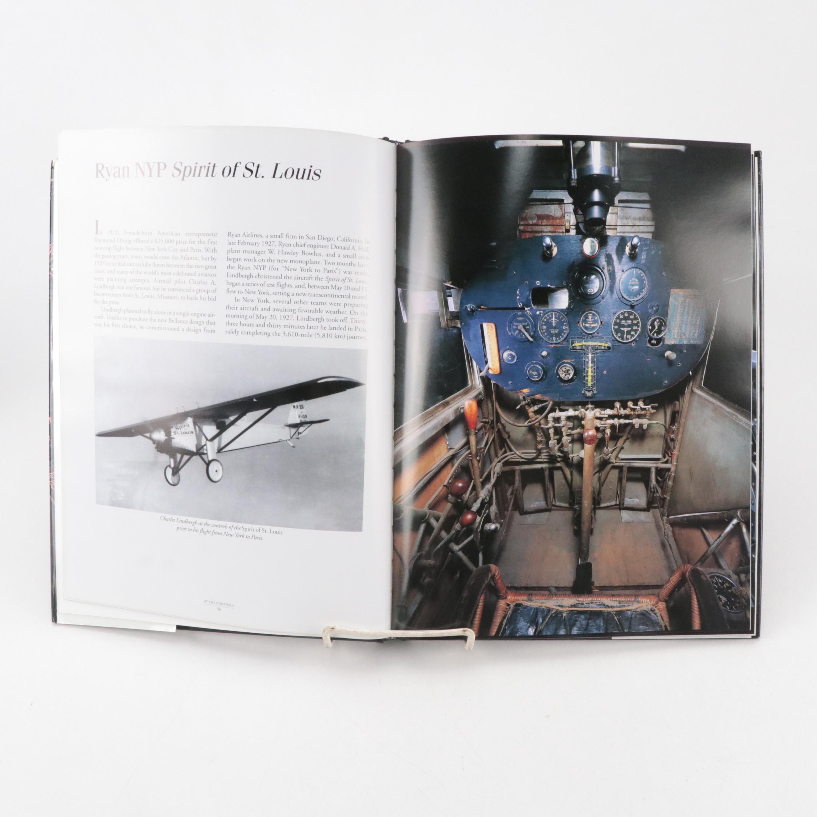 First Edition "The Smithsonian Book of Flight" with More Aviation Books