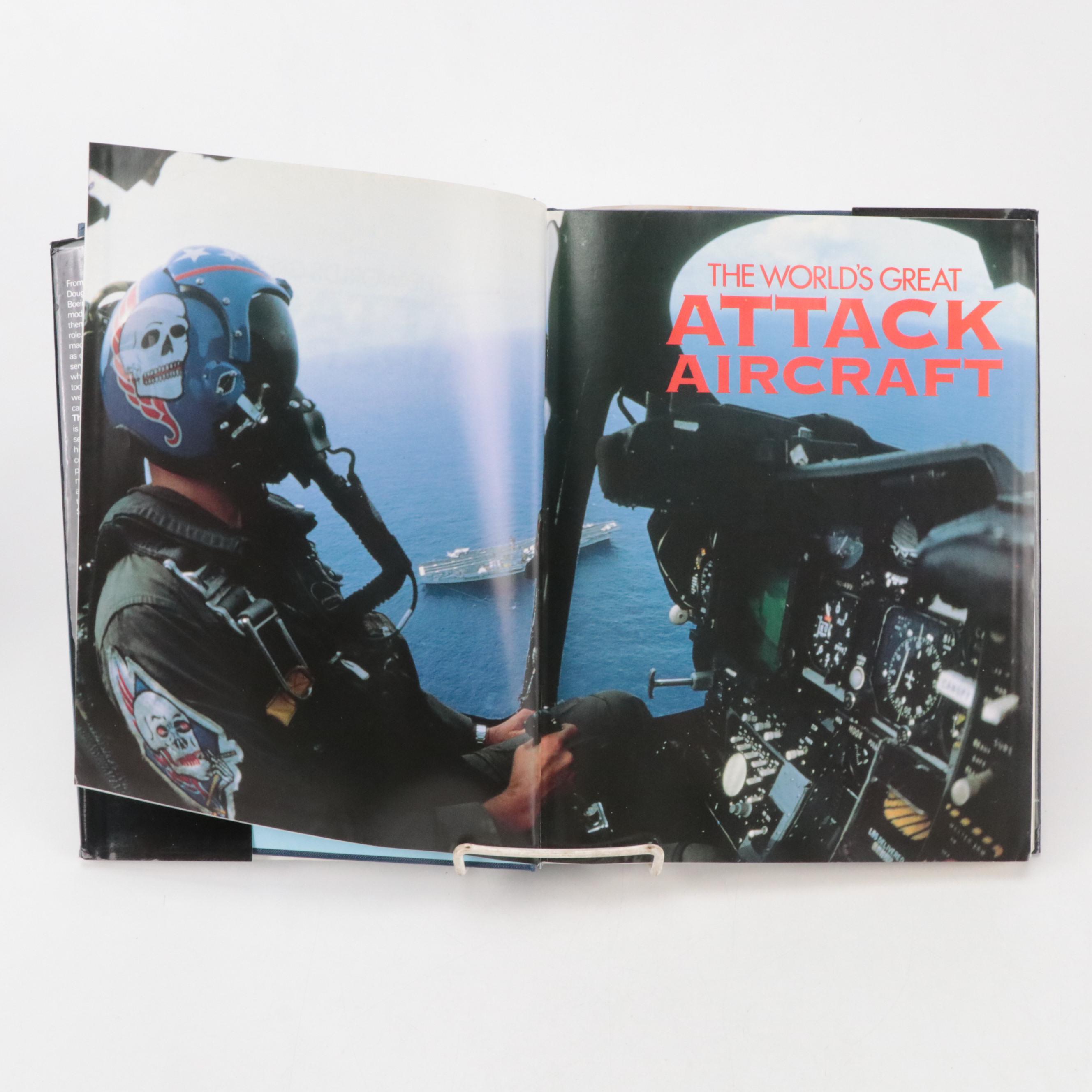 First Edition "The Smithsonian Book of Flight" with More Aviation Books